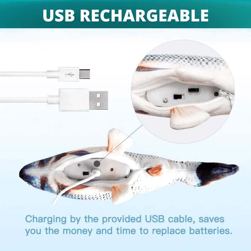 🔥🔥🔥49% OFF🐱FloppyFish- 🐶INTERACTIVE FISH TOY FOR YOUR PETS