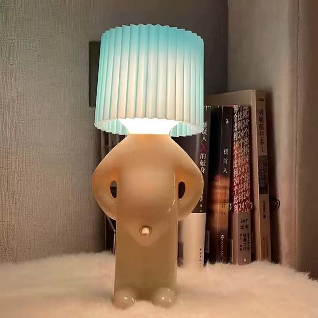 💖Creative Shy Desk Lamp Bedside Night Lamp Little Naughty Boy Desk Lamp