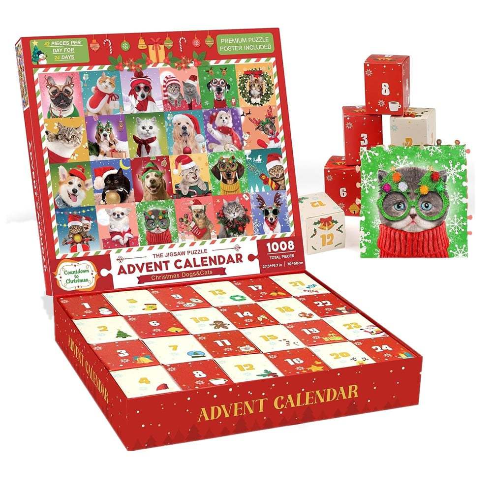 🎄Christmas Advent Calendar Jigsaw Puzzle 🧩[beautiful package]