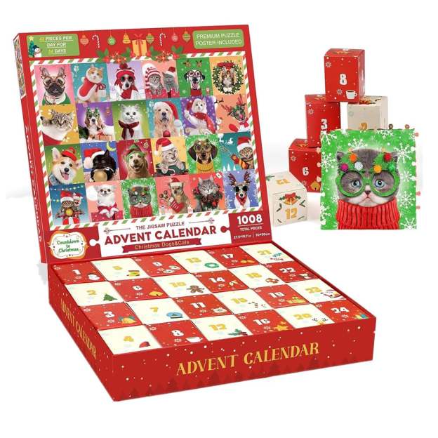 🎄Christmas Advent Calendar Jigsaw Puzzle 🧩[beautiful package]