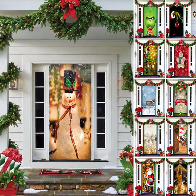 🎄Last Day Sale 70% OFF - Christmas 2023 Front Door Decoration🎅