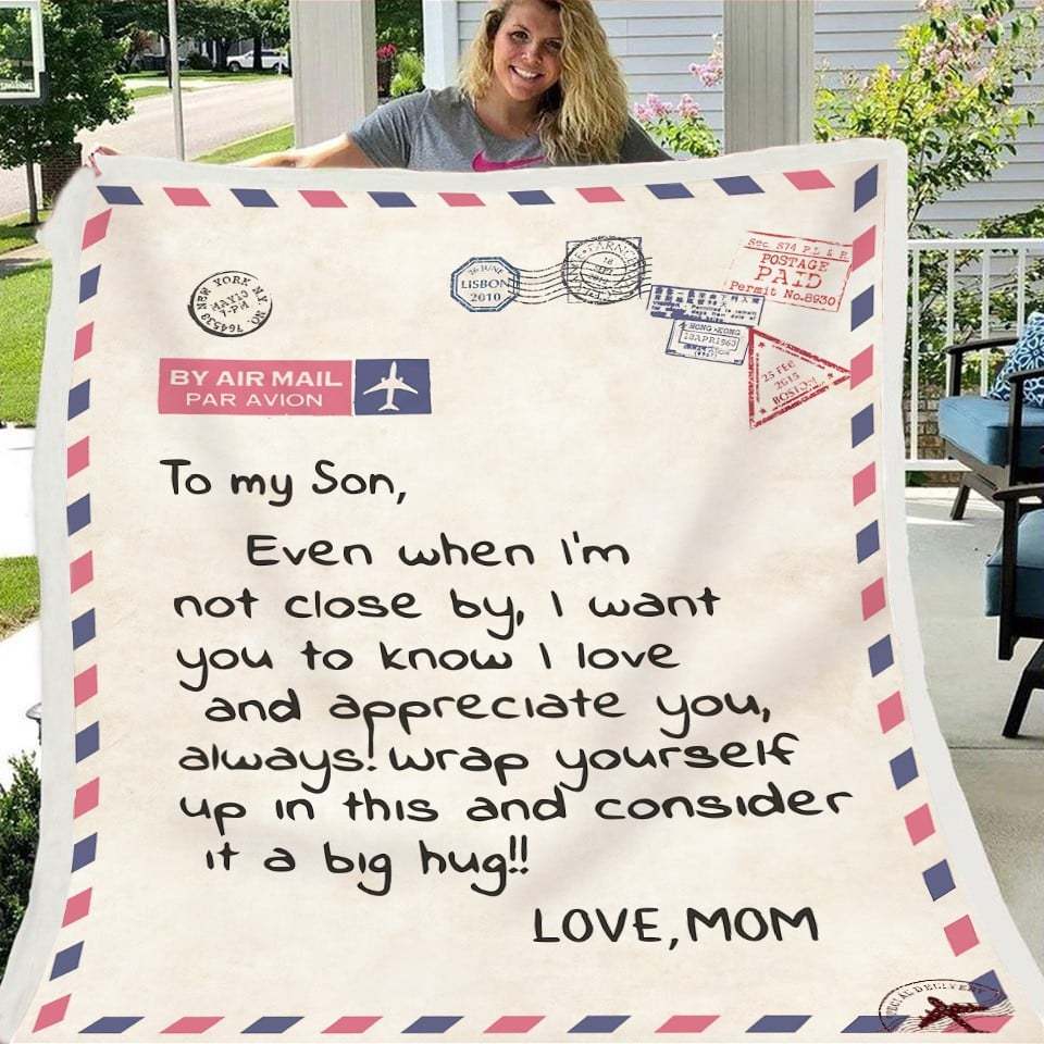 Personalized Mom Blanket, Mom Letter Blanket, Gift For Mom, Mom Birthday Gift, Gifts For Her