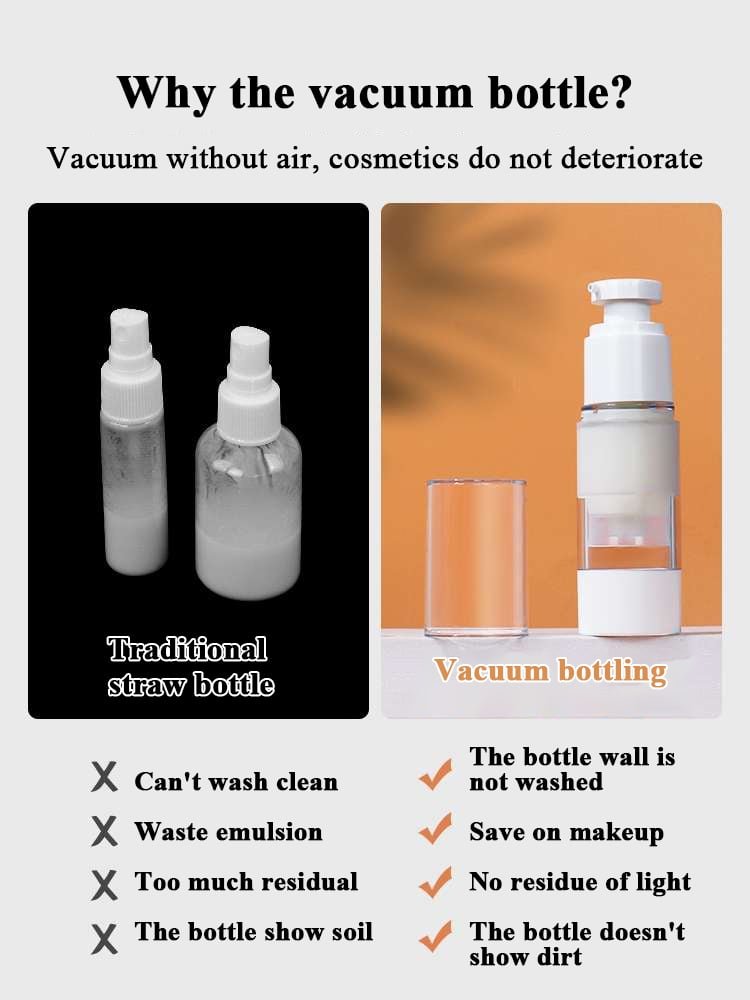 Hot Sale- SAVE 48% OFF - Vacuum Cosmetic Travel Container-BUY MORE SAVE MORE