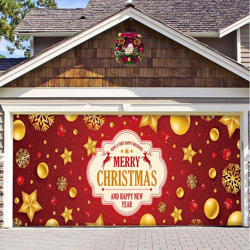 🎄Last Day Sale 49% OFF - Christmas 2024 Reusable Garage Door Decoration