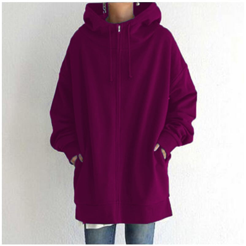 (🎁2023-Christmas Hot Sale🎁)Women's Autumn/Winter Zipper Hooded Sweater