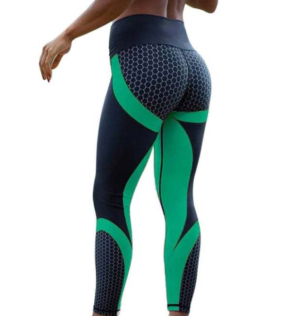 [Buy 2 Free Shipping]🍑Colorblock Butt Lifting High Waist Sports Leggi