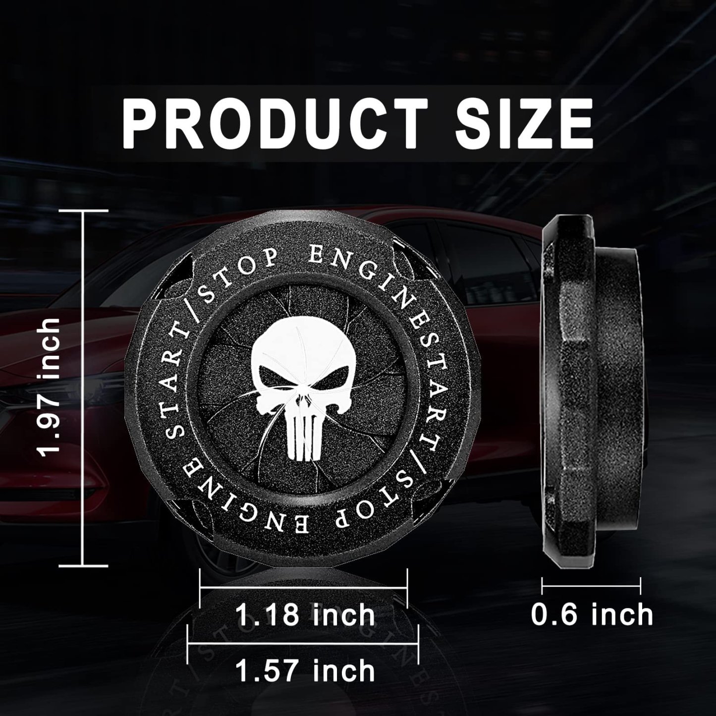 ⚡⚡Car Start Button Zinc Alloy Cover