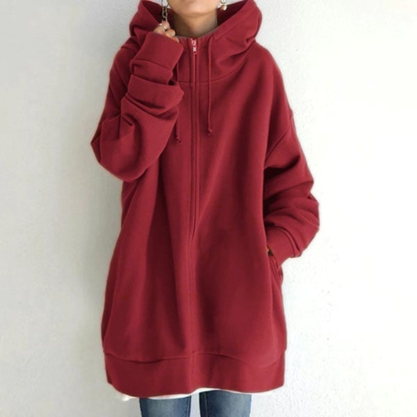 (🎁2023-Christmas Hot Sale🎁)Women's Autumn/Winter Zipper Hooded Sweater