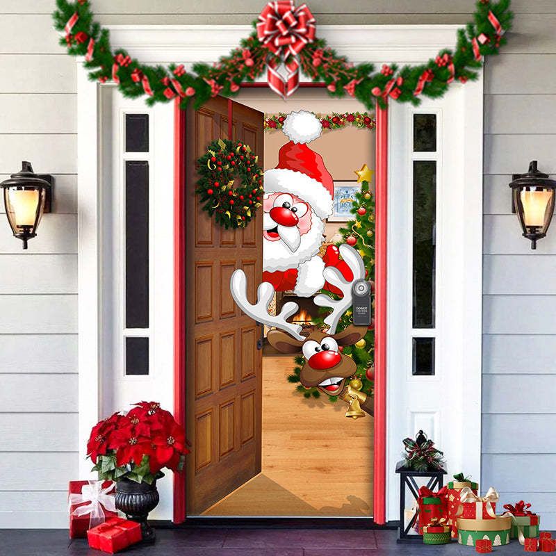🎄Last Day Sale 70% OFF - Christmas 2023 Front Door Decoration🎅