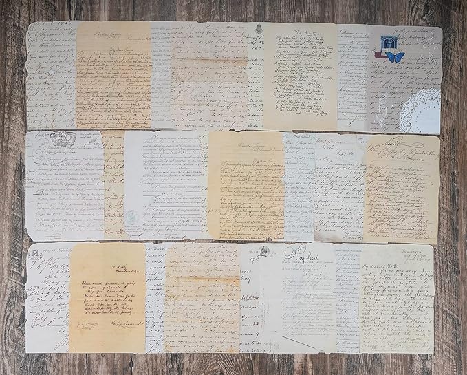 Sheets of Scrapbook Paper, Vintage Journaling Supplies Craft Kits for Bullet Journals Junk Planners Aesthetic Room Decor Wall Art Collage Album Cottagecore Picture Frames