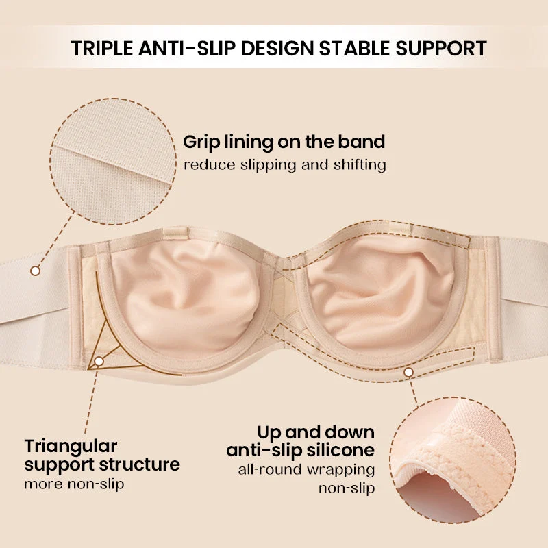 ⏰LAST DAY BUY 1 GET 1 FREE ⏰Non-Slip Multi-Way Strapless Bra
