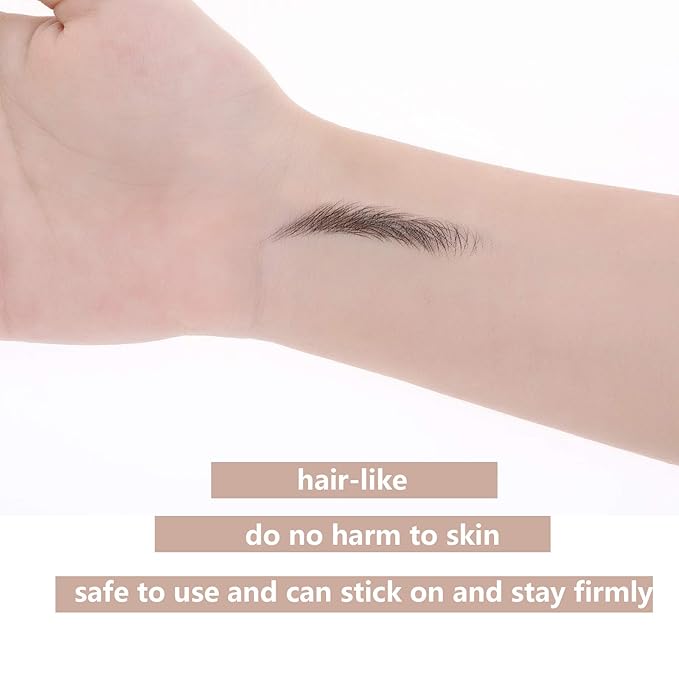 4D Hair Like Waterproof Eyebrow Tattoos Stickers