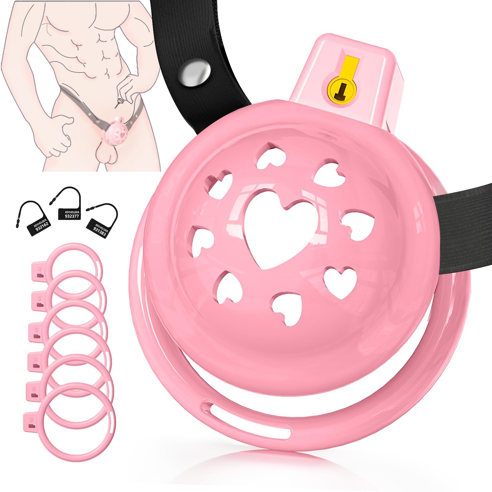 🎗️💝For Playful Control: A Softer Silicone Chastity Experience🔒️