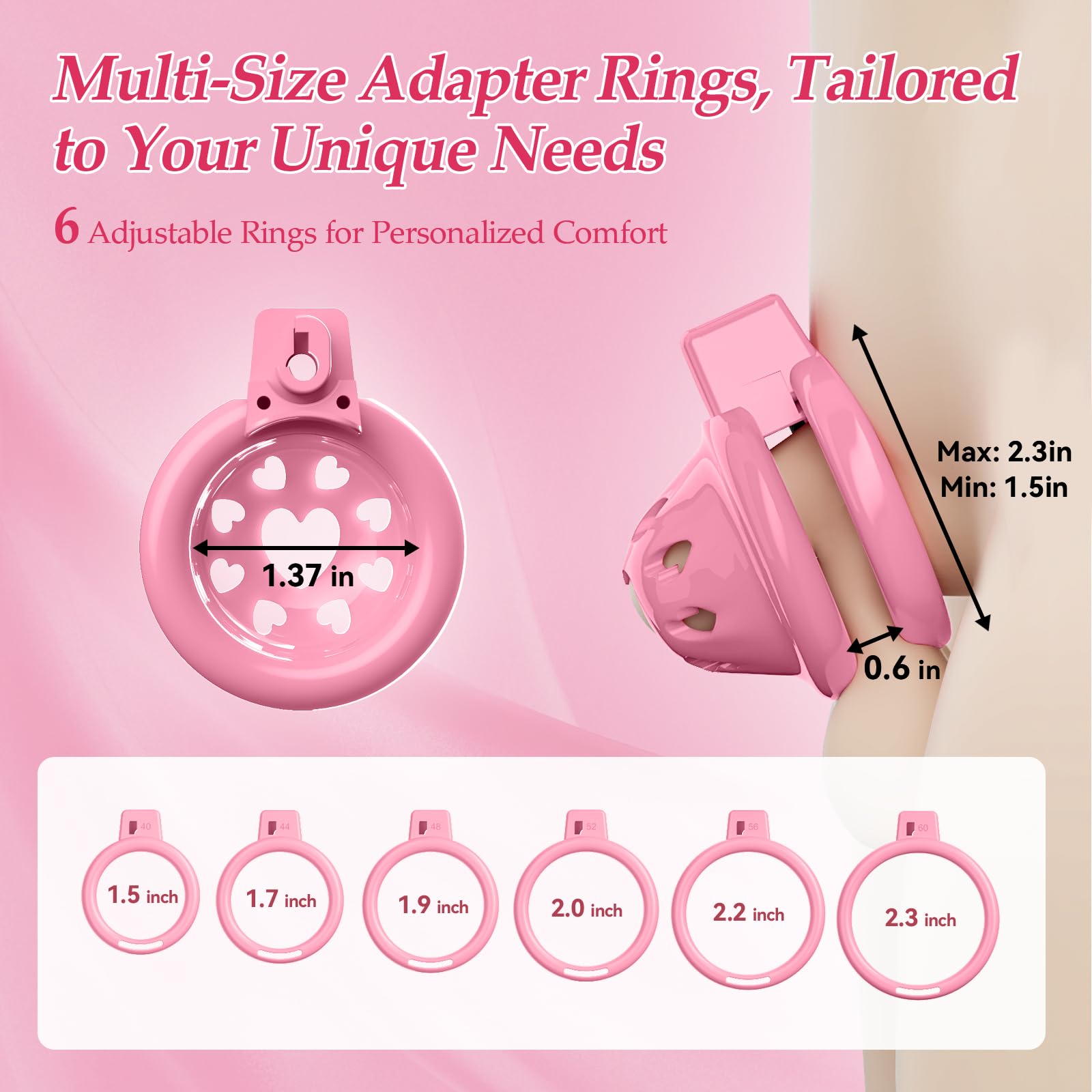 🎗️💝For Playful Control: A Softer Silicone Chastity Experience🔒️