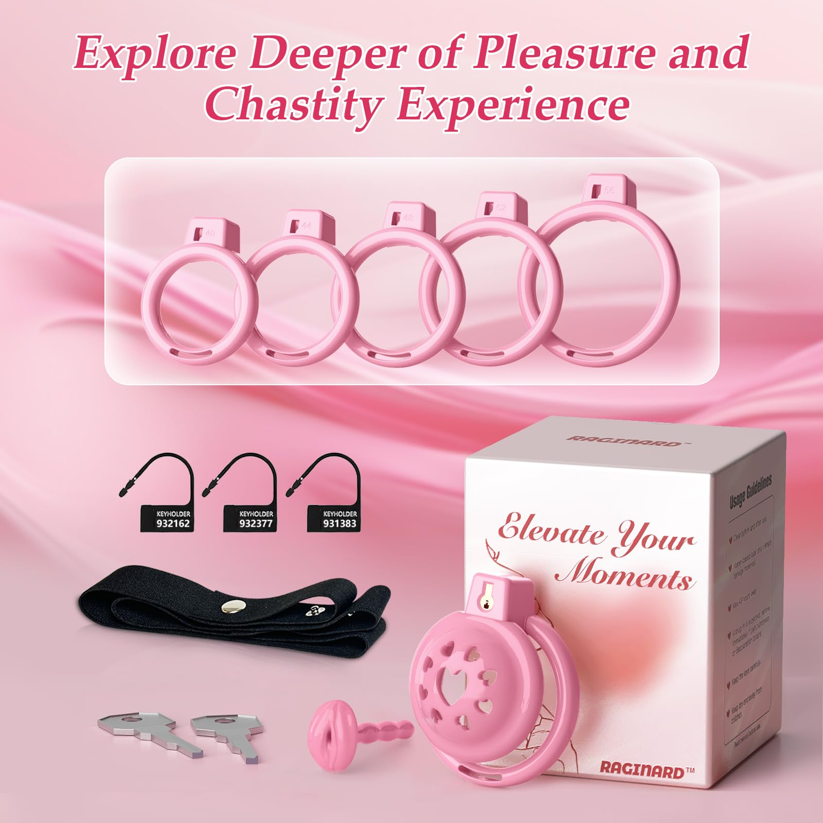 🎗️💝For Playful Control: A Softer Silicone Chastity Experience🔒️