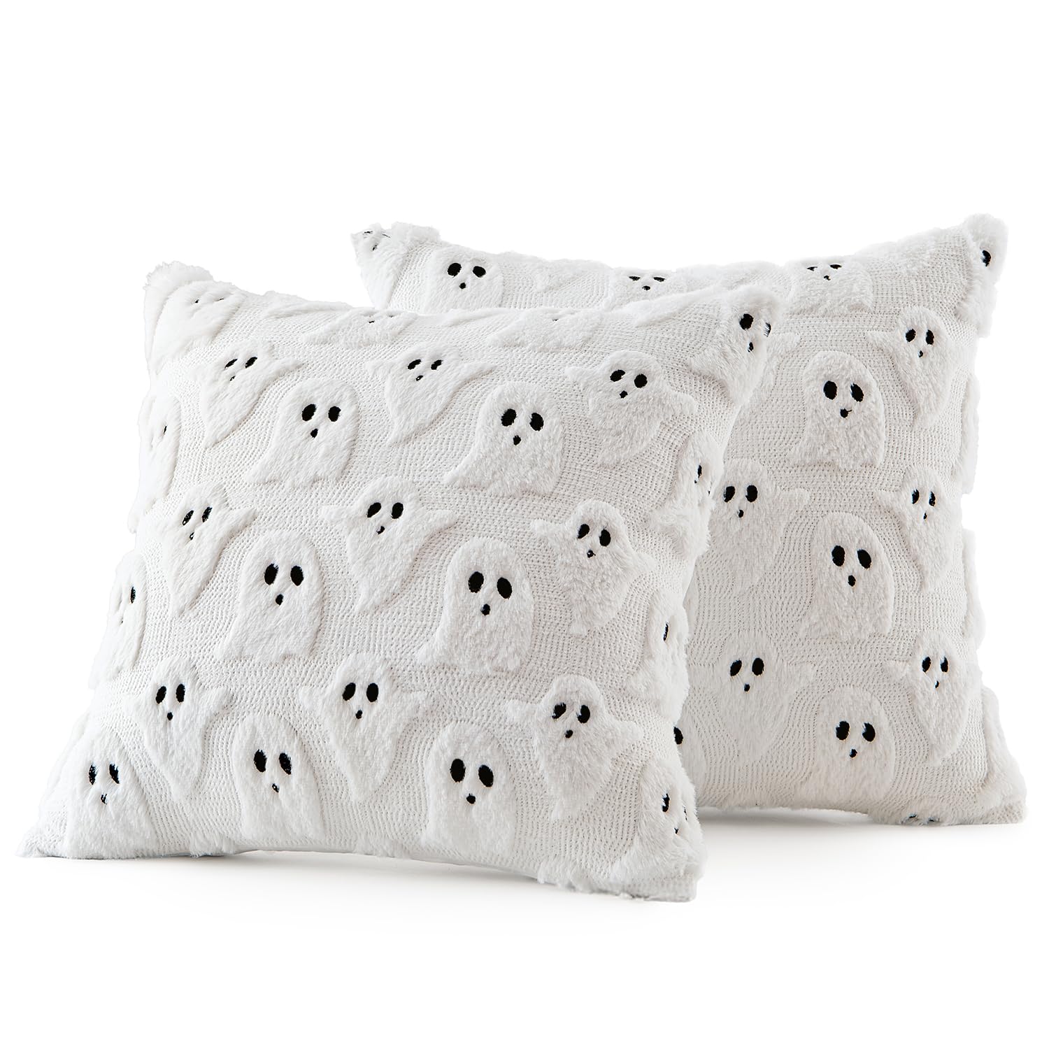 ⏰LAST DAY BUY 1 GET 1 FREE ⏰ Halloween Cute Ghost Spooky Pillow 🎃 - Baby-Soft Plush. Hypoallergenic & Non-Pilling.