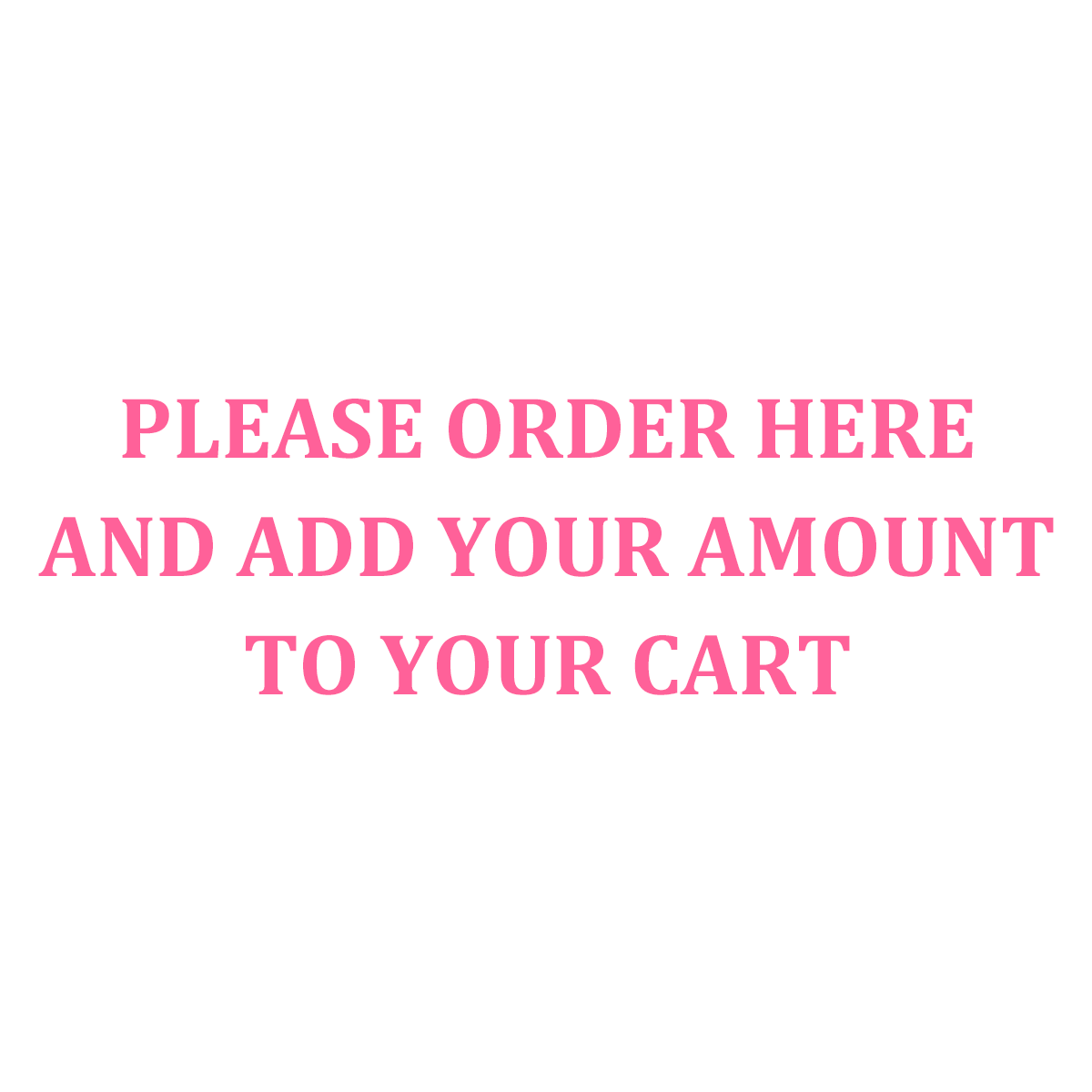【Balance】You Can Order Here When You Get Your Total（No Shipping fee)