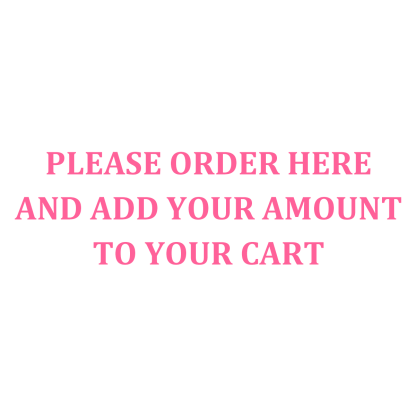 【Balance】You Can Order Here When You Get Your Total（No Shipping fee)