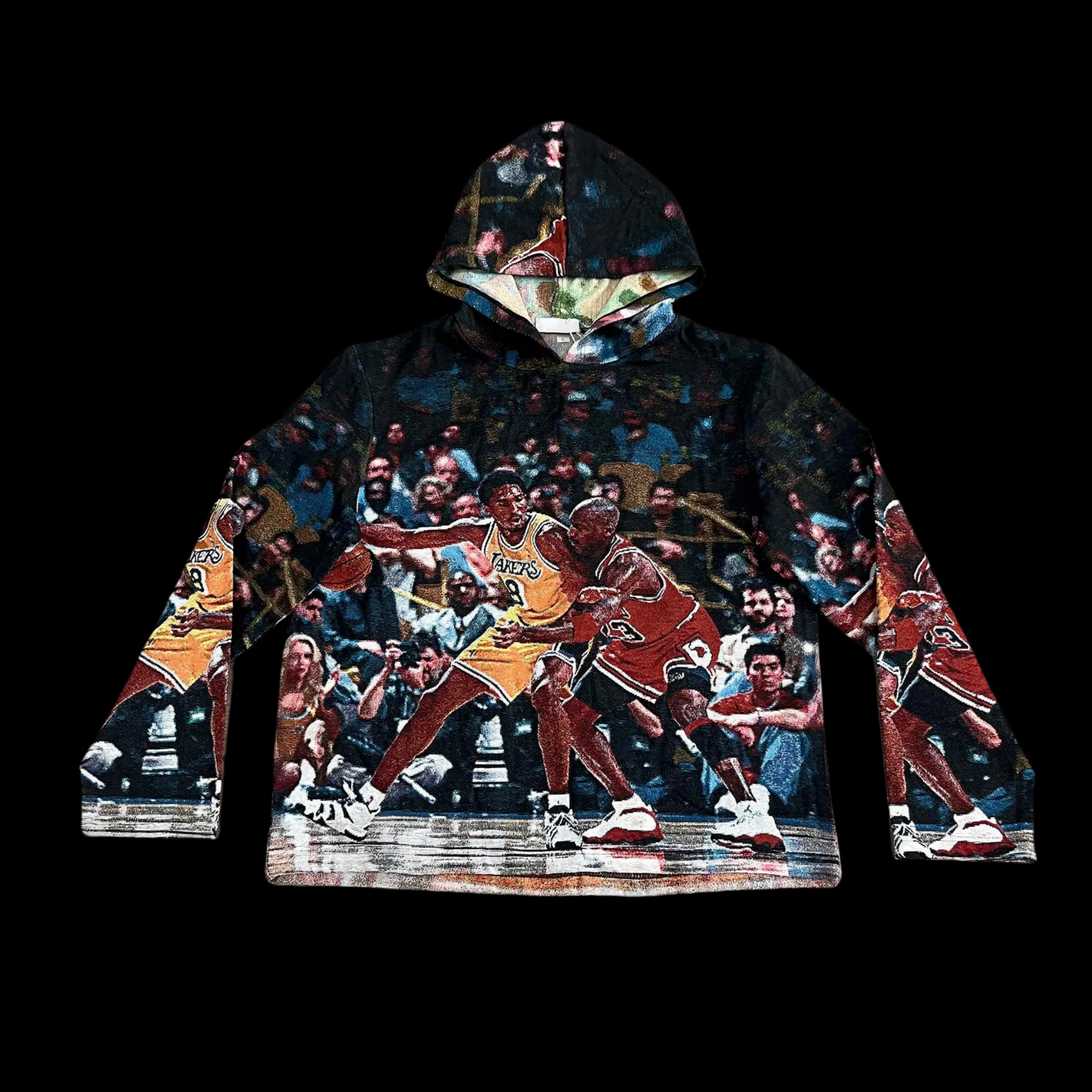 Basketball Legends, Eternal Classic – Kobe & Jordan Themed Woven Hoodie/Jacket