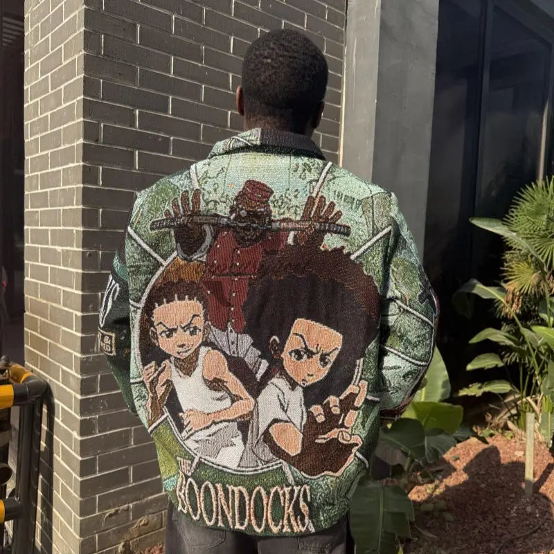 Street Smarts, Urban Attitude – The Boondocks Themed Woven Jacket
