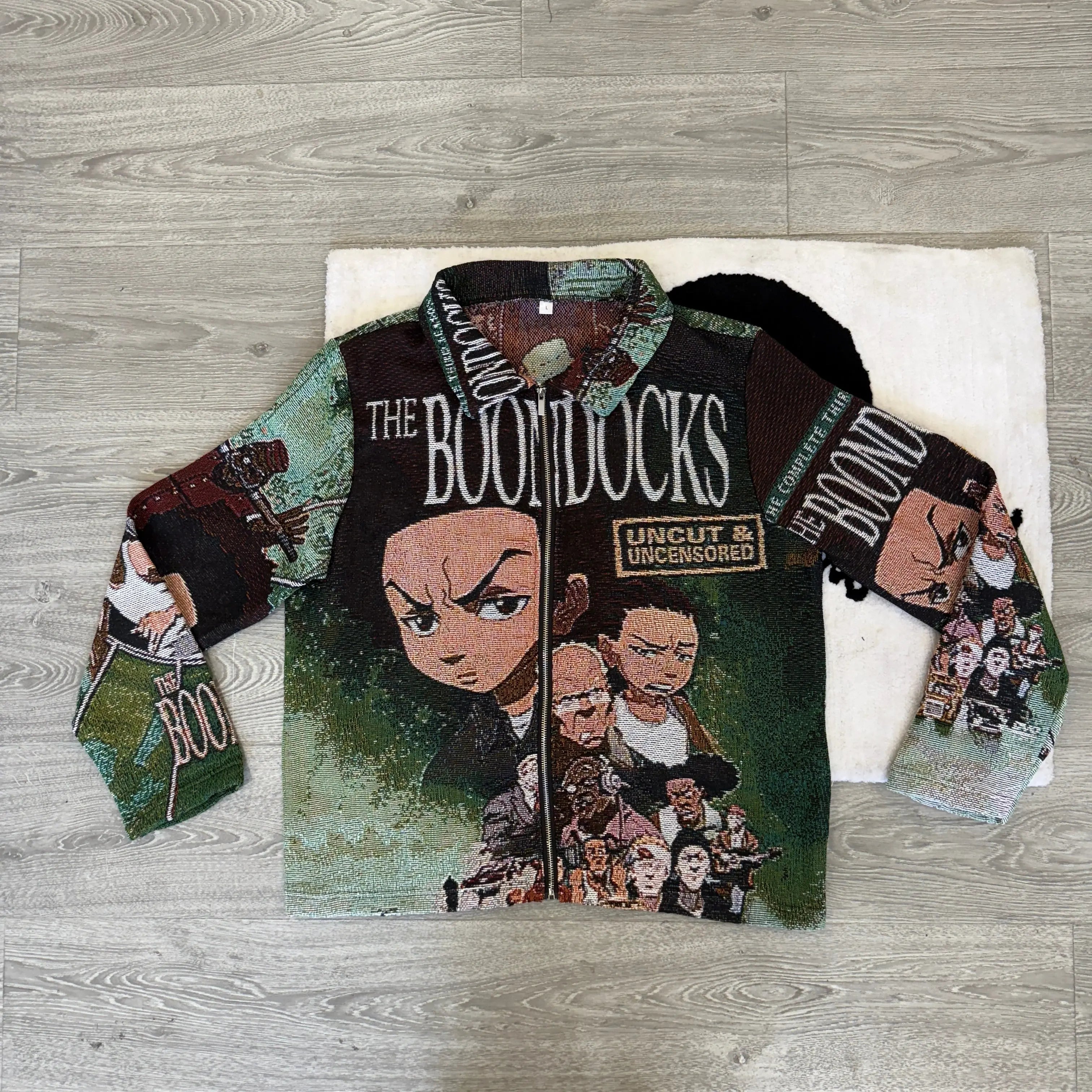 Street Smarts, Urban Attitude – The Boondocks Themed Woven Jacket