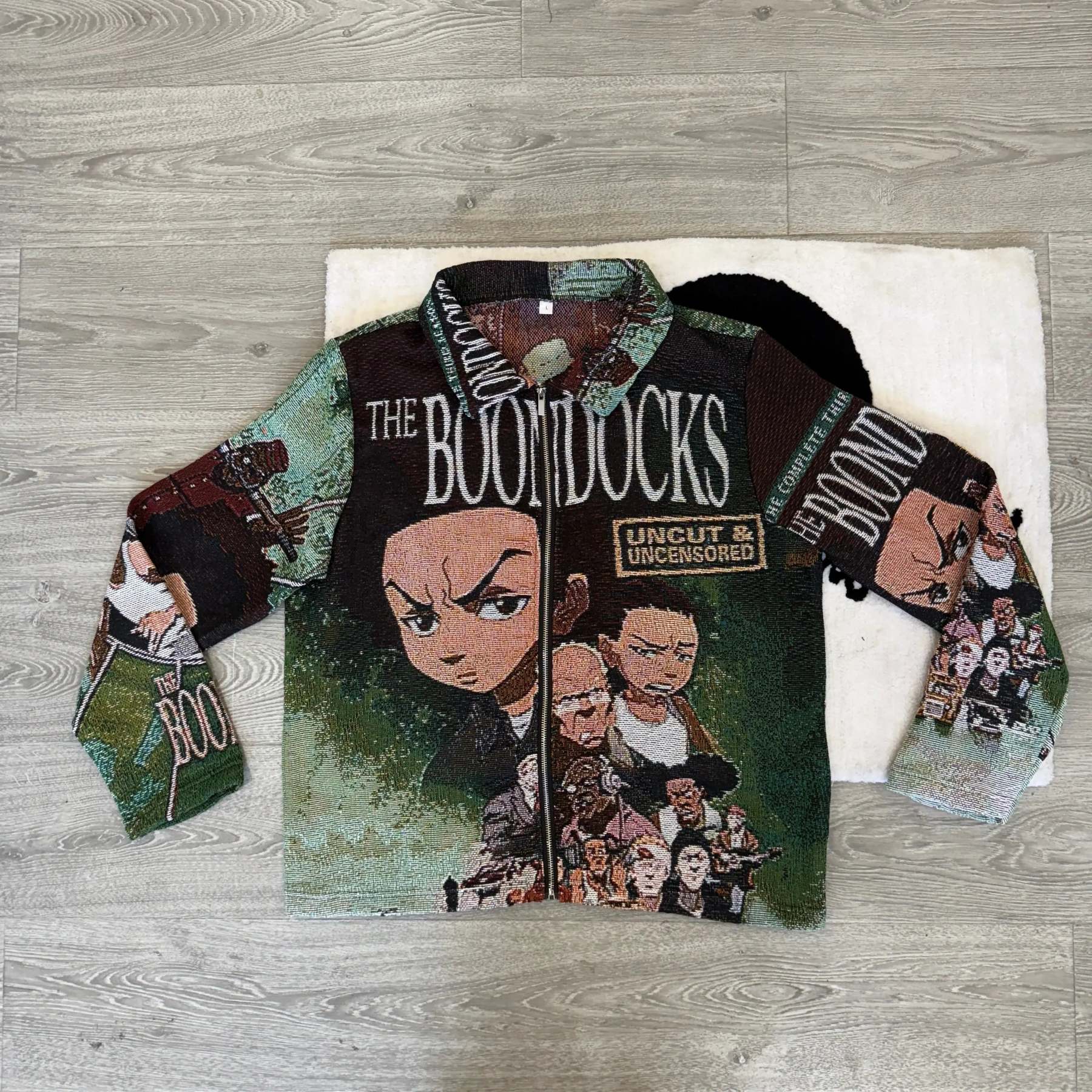 Street Smarts, Urban Attitude – The Boondocks Themed Woven Jacket