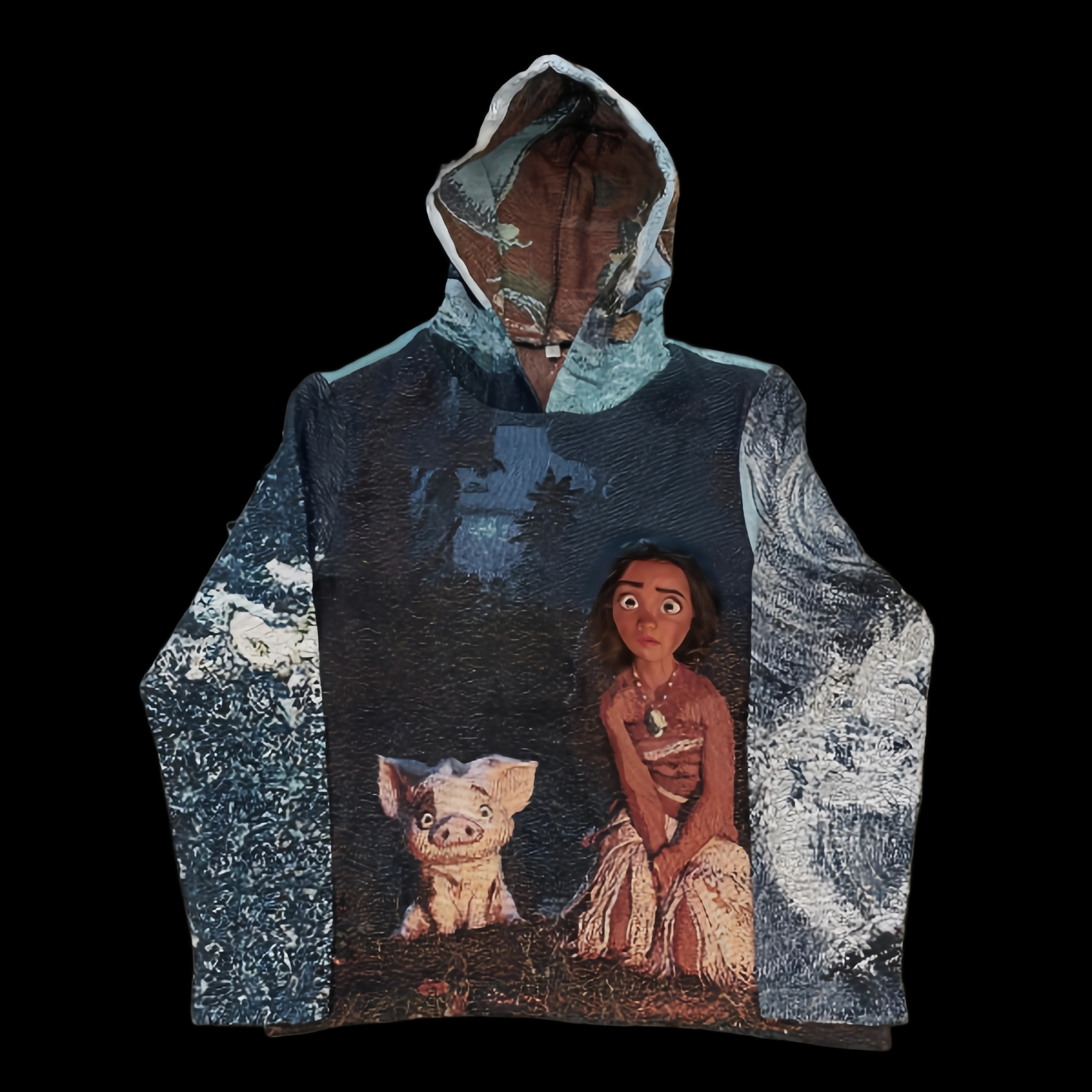 Voyager Spirit, Trendy Interpretation – Moana Themed Woven Hoodie