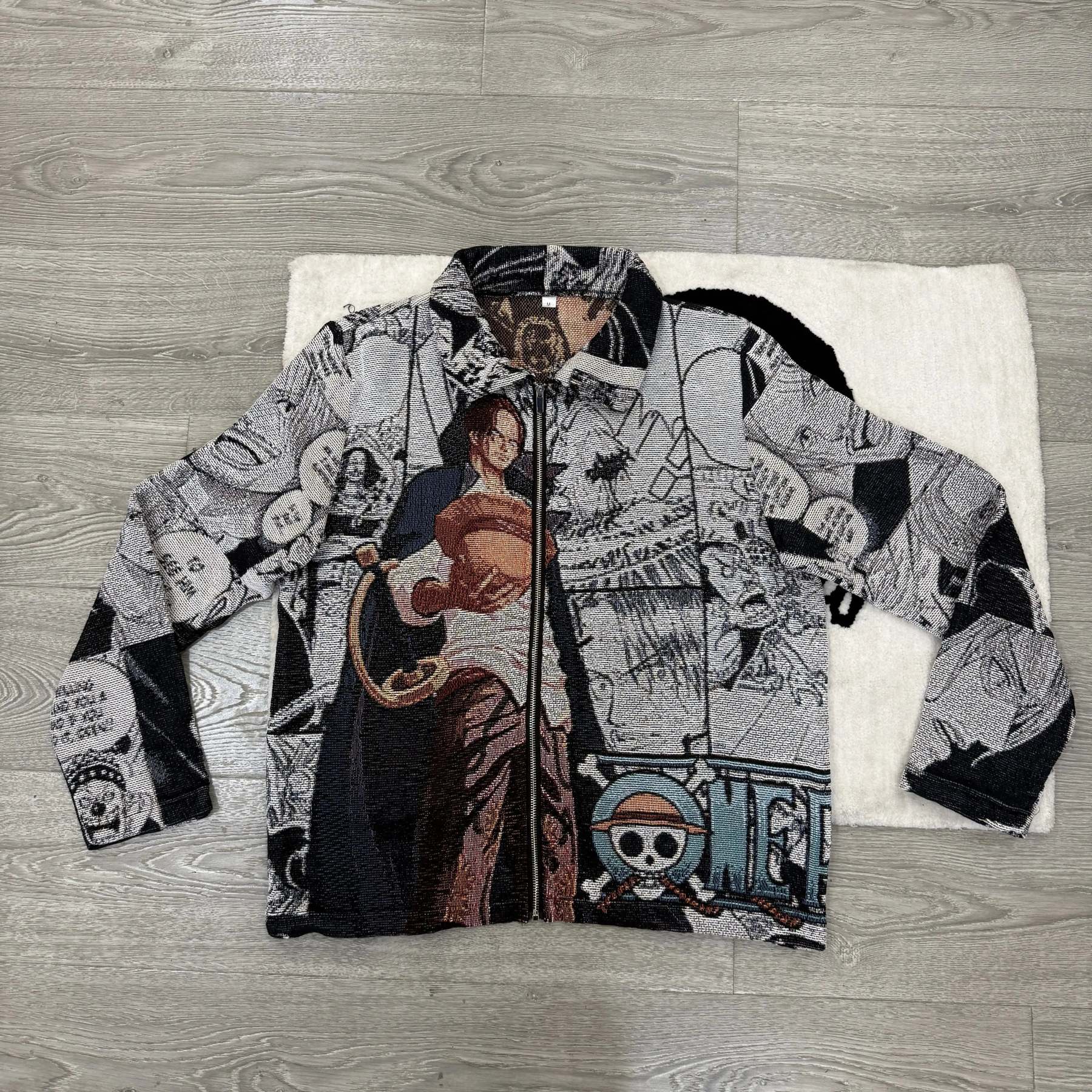 Red-Haired Soul, Inherited Will – ONE PIECE Shanks Themed Woven Jacket