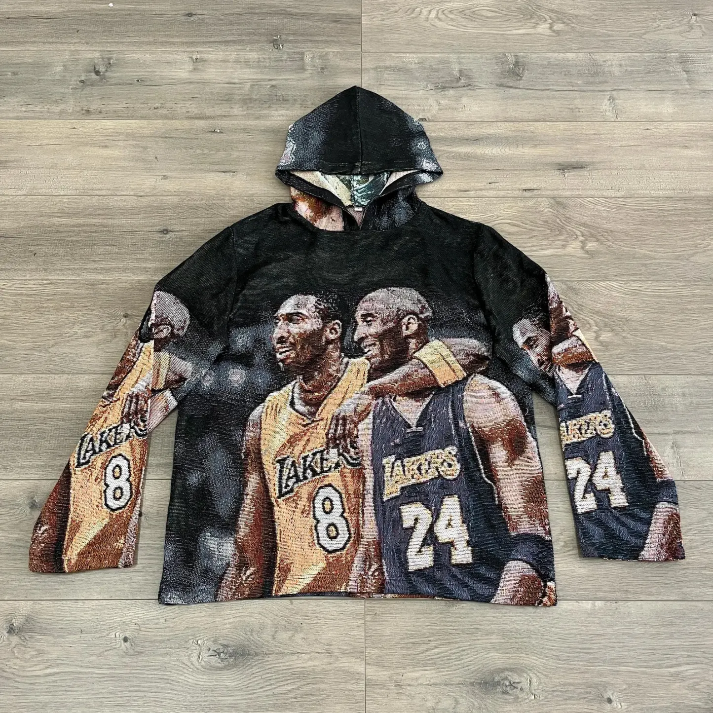 FOREVER 8&24 TAPESTRY Honoring the Mamba Legend – Kobe 8 & 24 Woven Hoodie