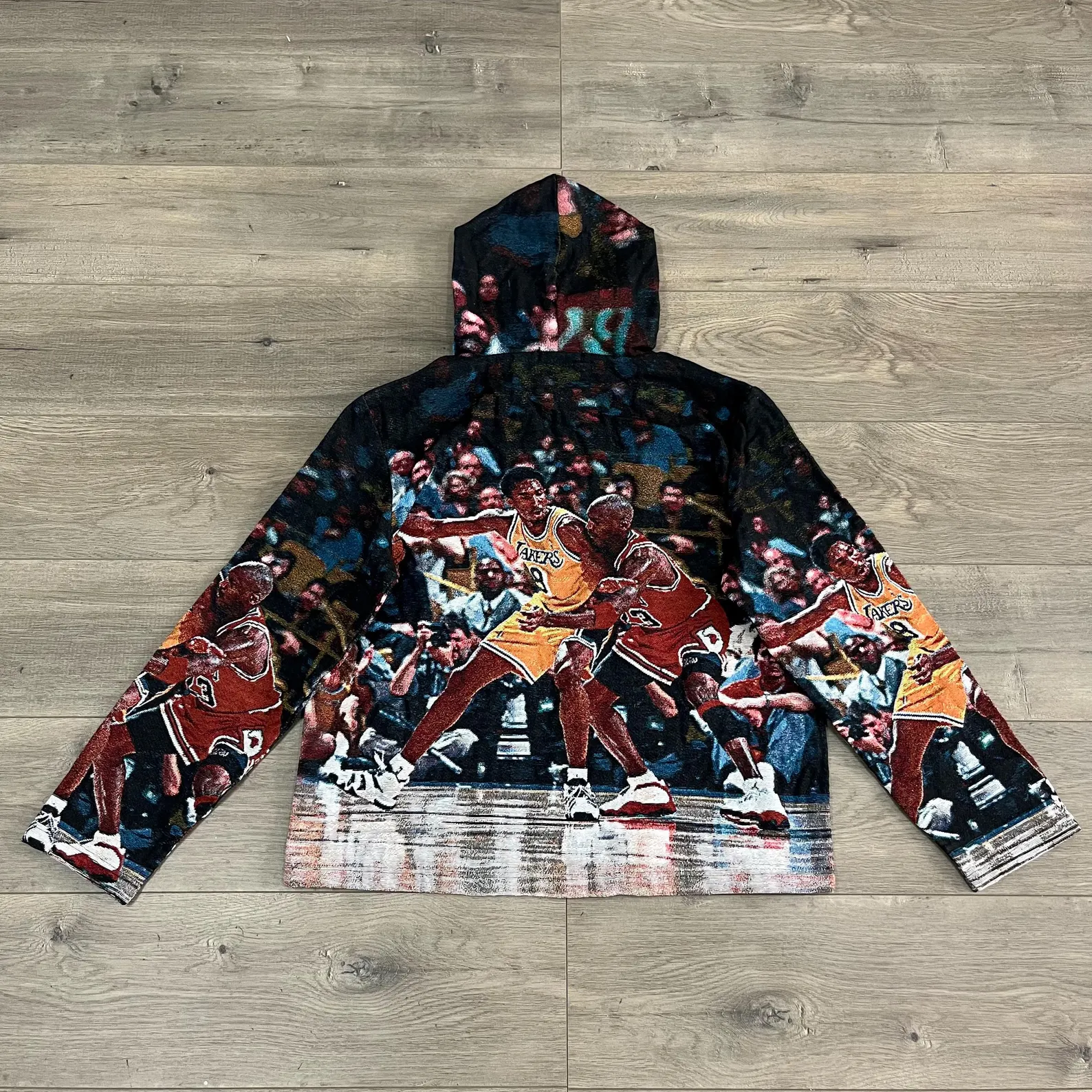 Basketball Legends, Eternal Classic – Kobe & Jordan Themed Woven Hoodie/Jacket
