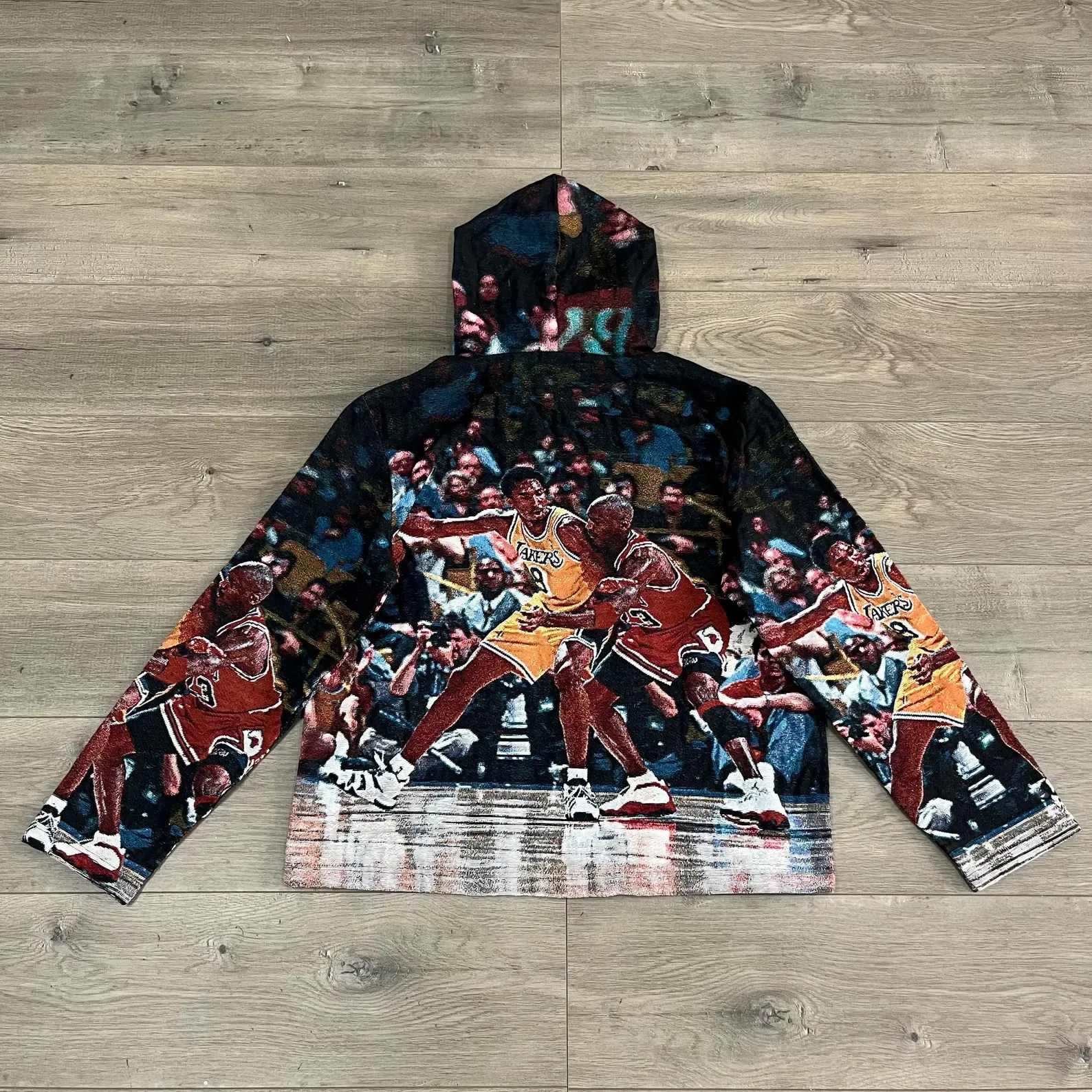 Basketball Legends, Eternal Classic – Kobe & Jordan Themed Woven Hoodie/Jacket