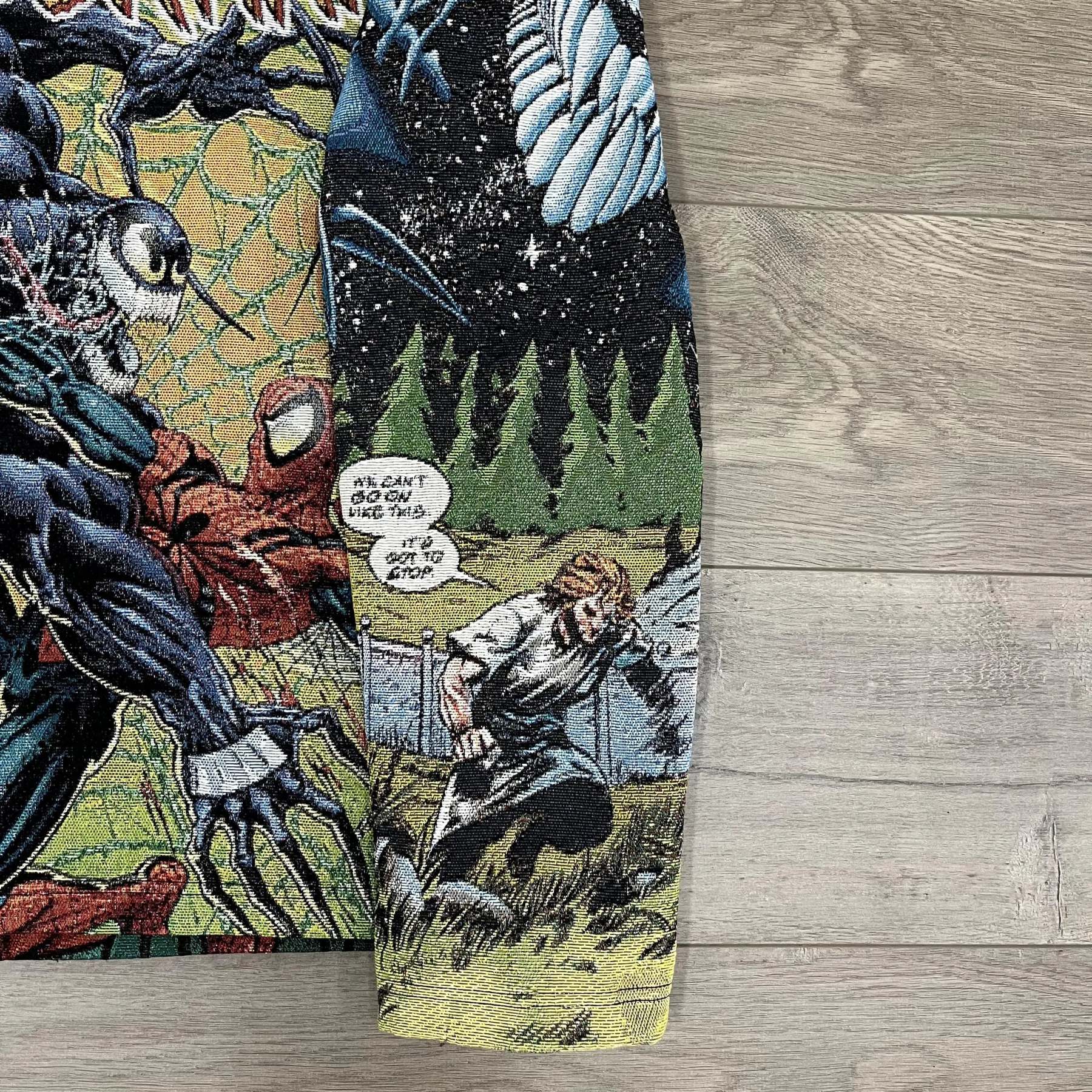 Web-Slinger, Hero's Essence – Spider-Man Themed Dark Green Woven Hoodie