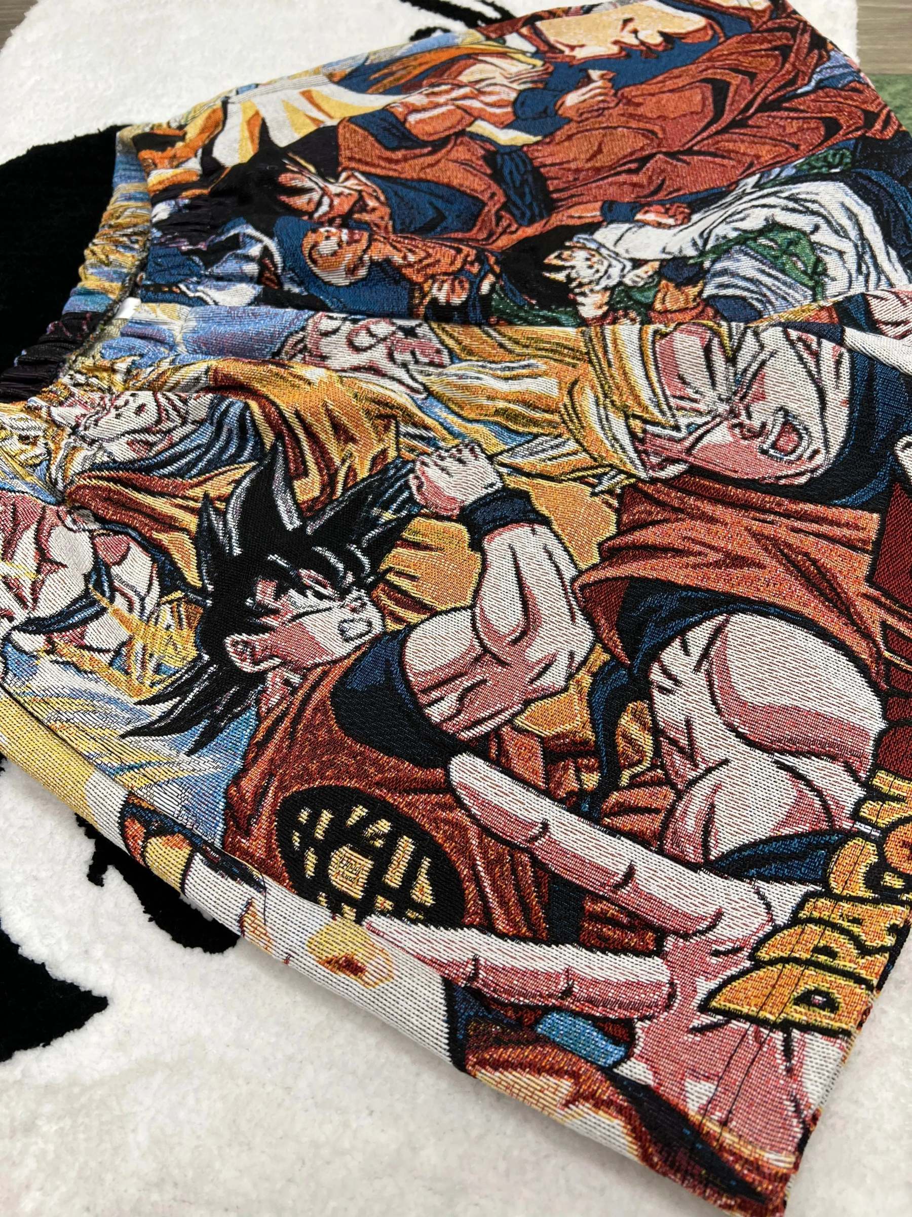 Go Super Saiyan! Grab tapestryifeel's exclusive Dragon Ball Z shorts. Feel the power of Goku and Vegeta with every step. Must-have for anime fans!