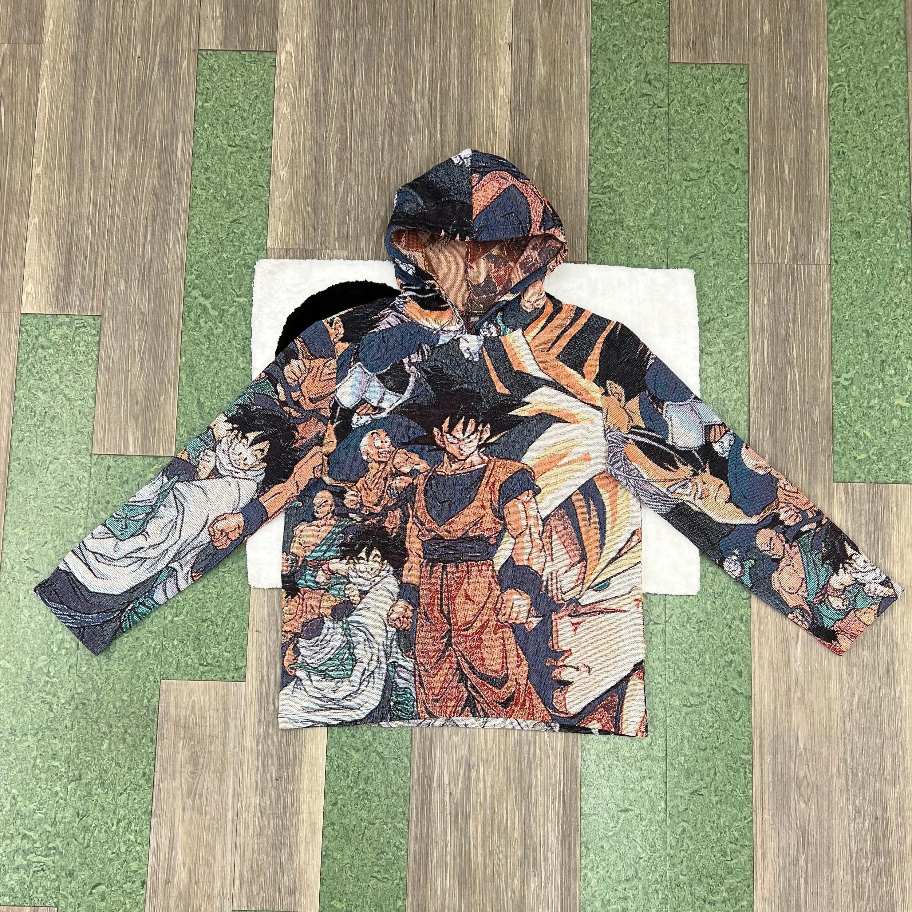Bonds of Power, Eternal Passion – Dragon Ball Z Friendship Themed Woven Hoodie