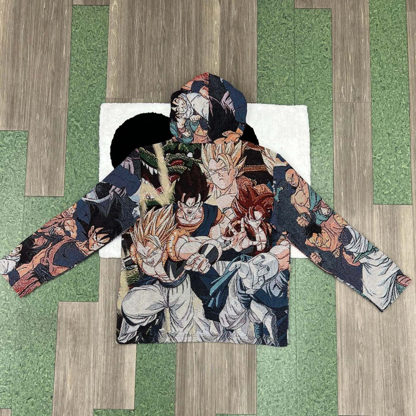 Bonds of Power, Eternal Passion – Dragon Ball Z Friendship Themed Woven Hoodie