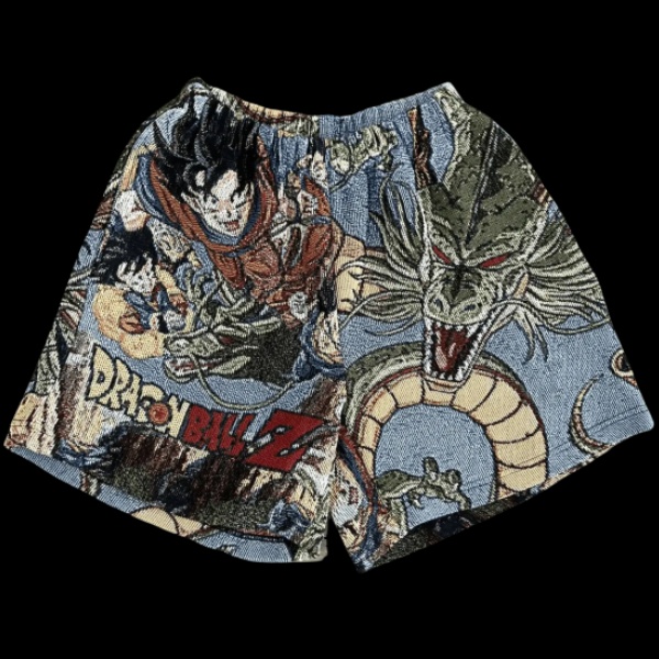 Go Super Saiyan! Grab tapestryifeel's exclusive Dragon Ball Z shorts. Feel the power of Goku and Vegeta with every step. Must-have for anime fans!