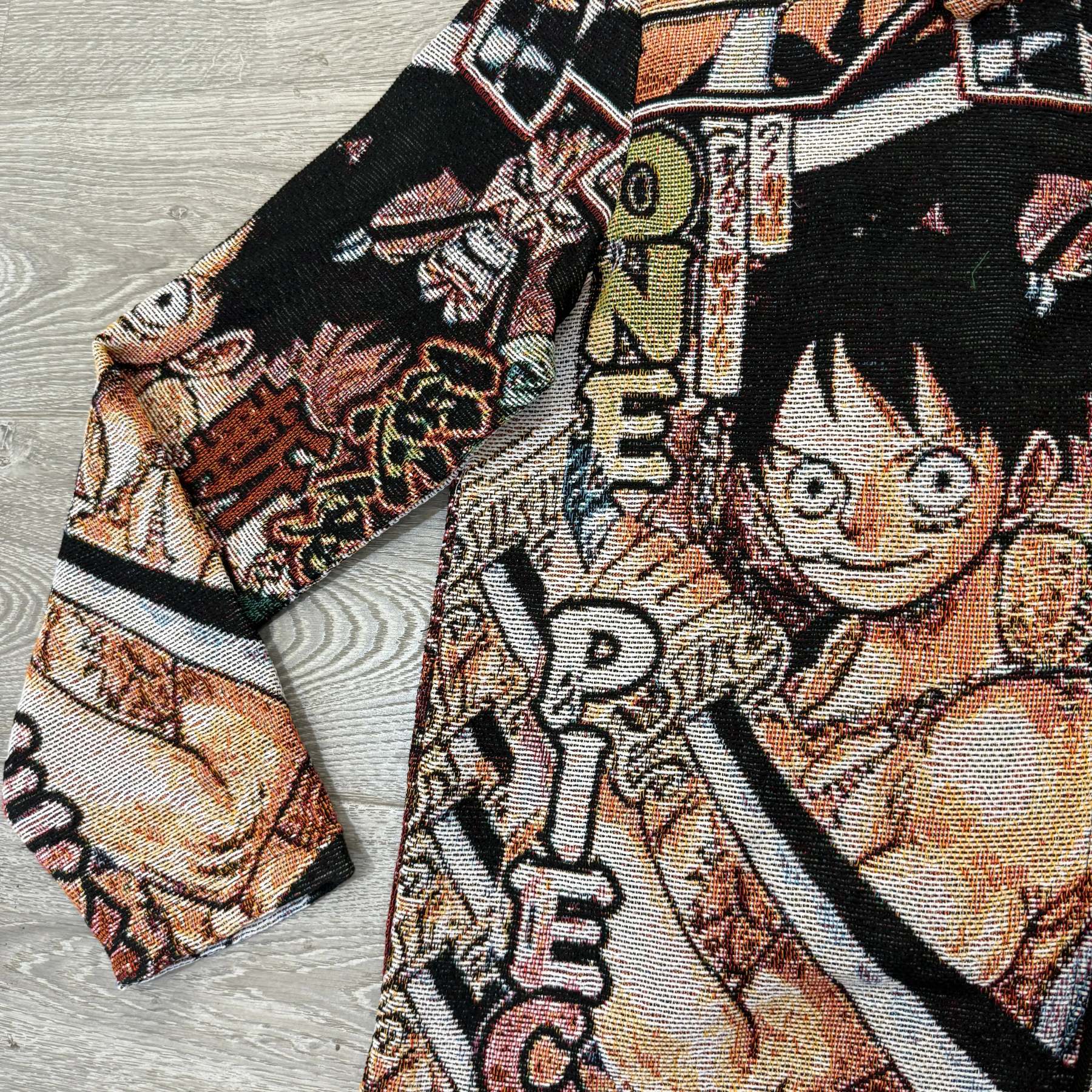 Pirate Adventure, Fiery Alliance – ONE PIECE Luffy & Zoro Themed Woven Jacket