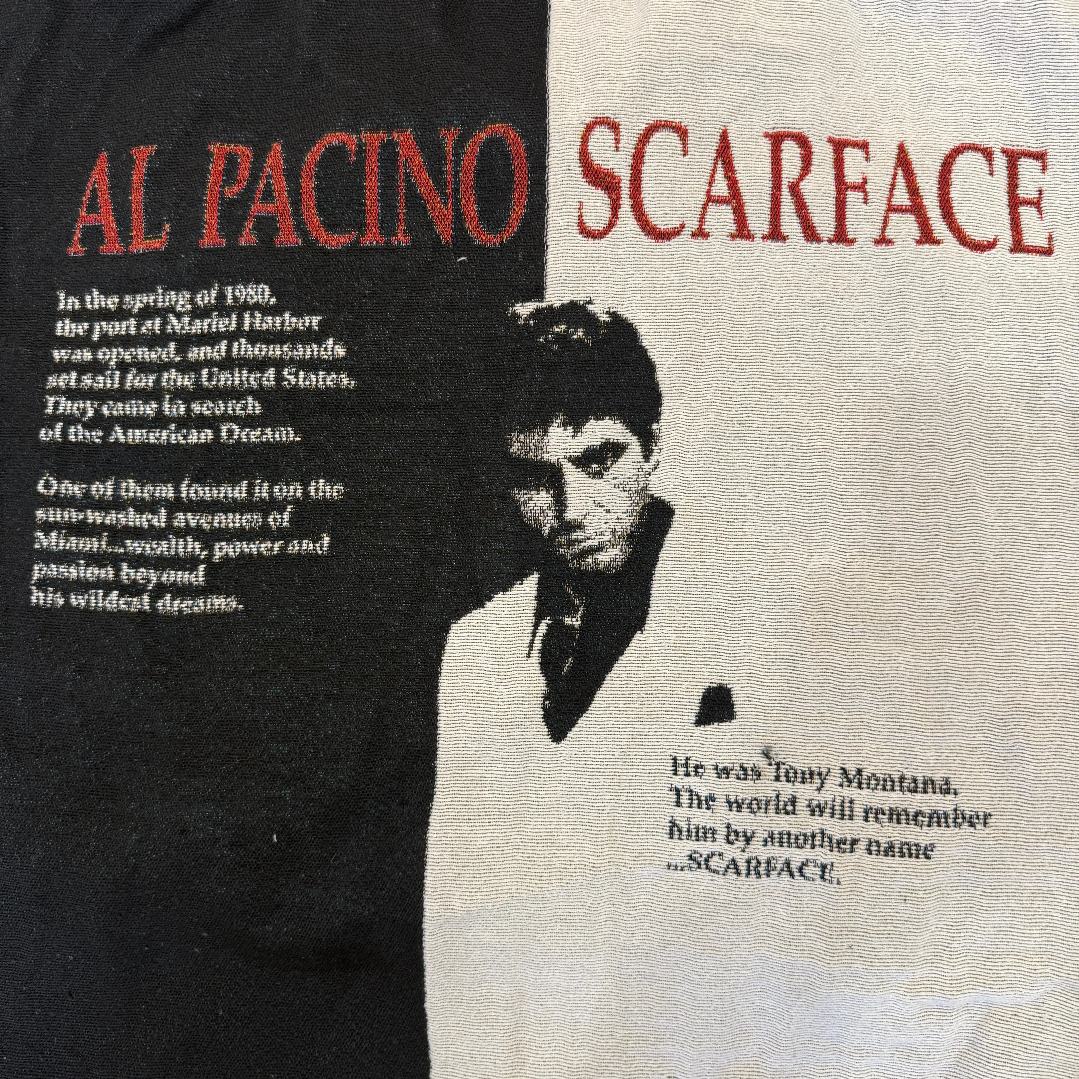Ruthless Path, Classic Reborn – Scarface Themed Woven Jacket
