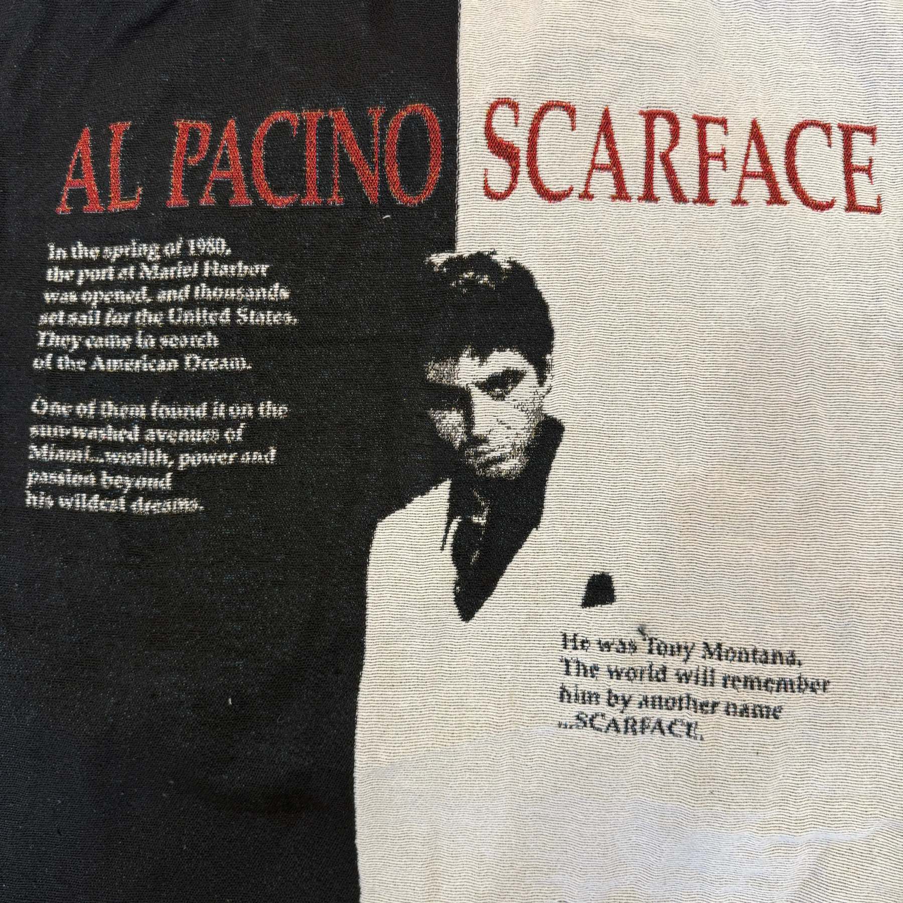 Ruthless Path, Classic Reborn – Scarface Themed Woven Jacket