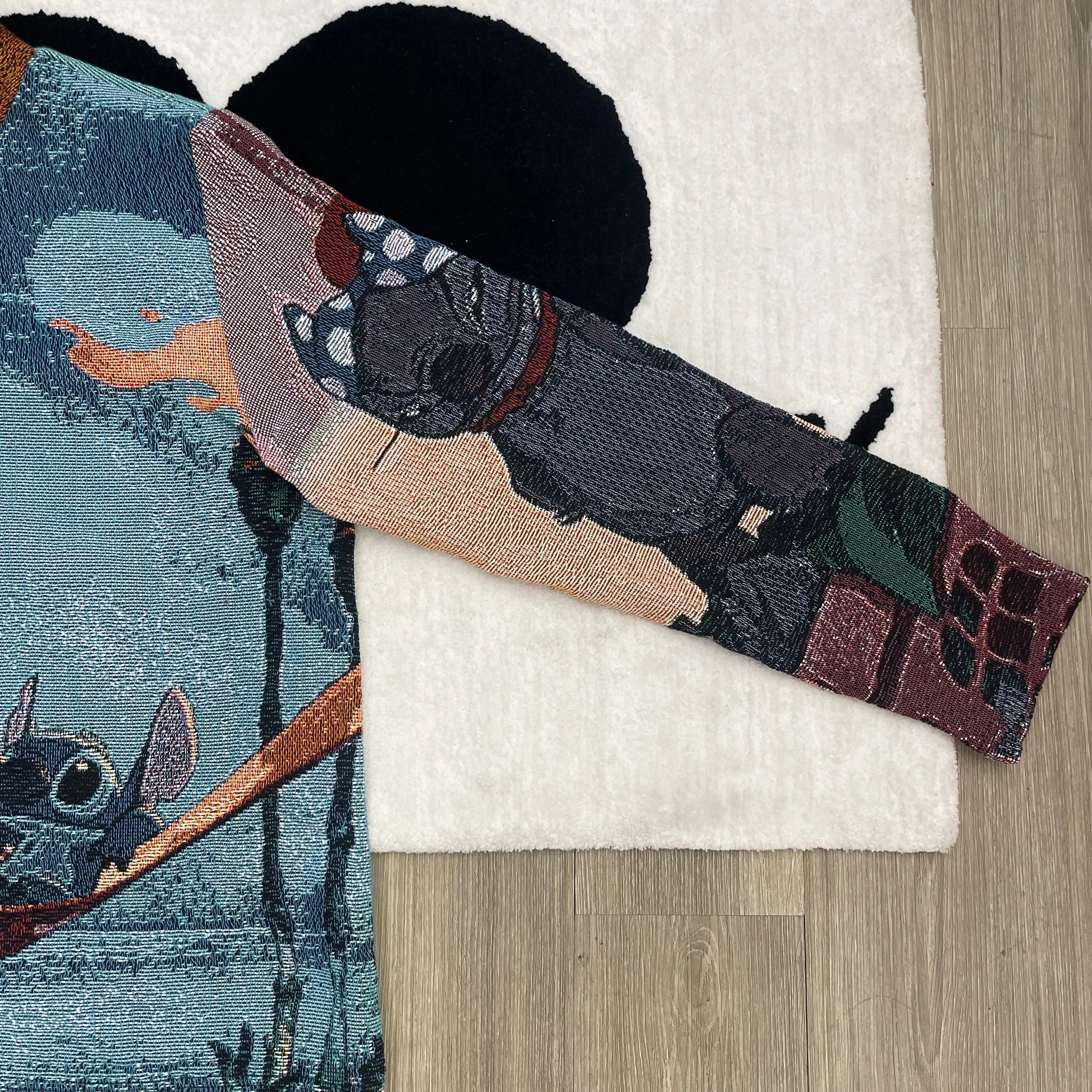 Warm Friendship, Fantastical Journey – Lilo & Stitch Themed Woven Hoodie