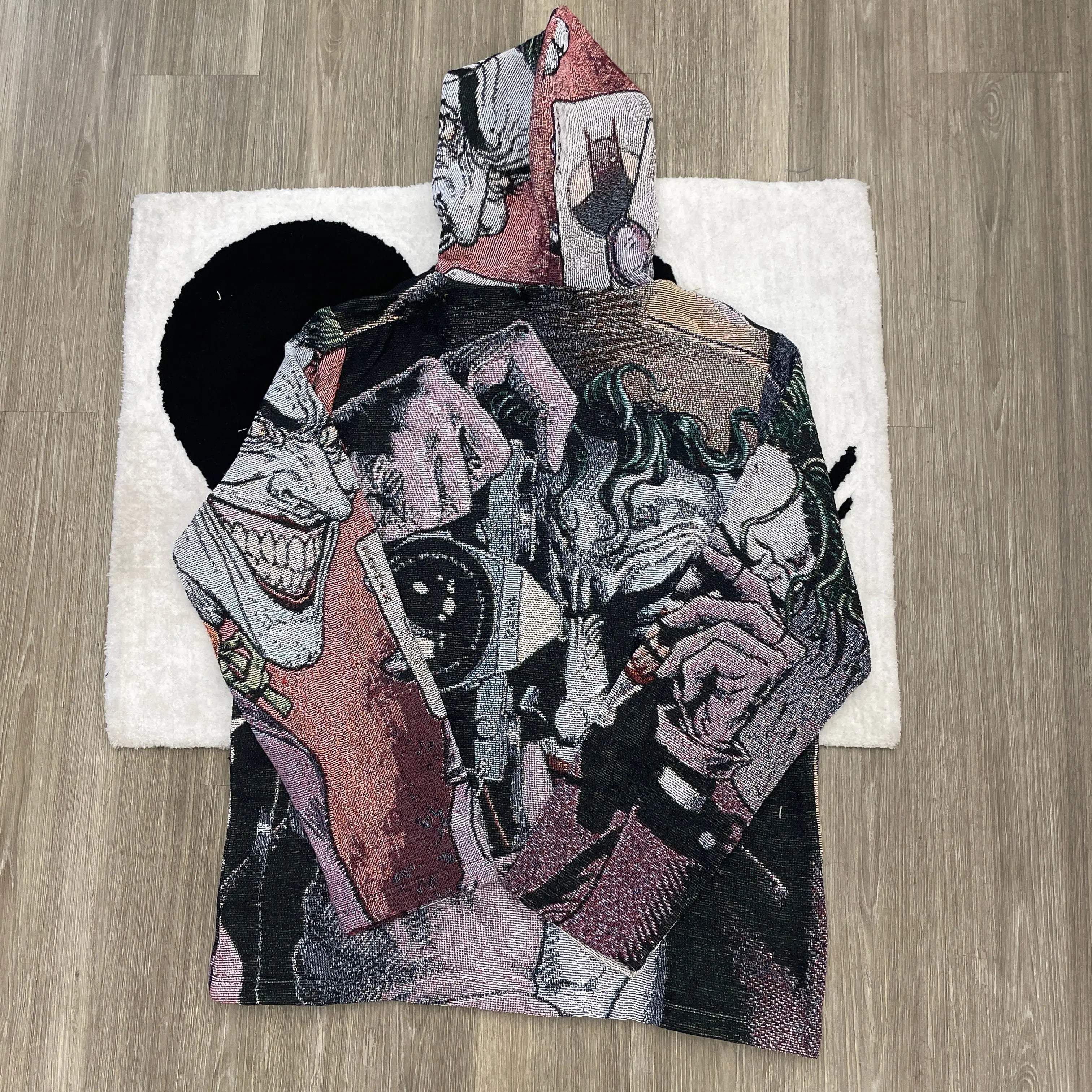 Chaos Aesthetics, Ultimate Expression – Joker Themed Woven Hoodie