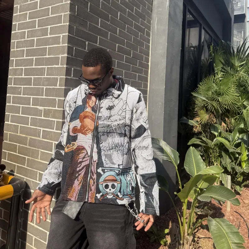 Red-Haired Soul, Inherited Will – ONE PIECE Shanks Themed Woven Jacket