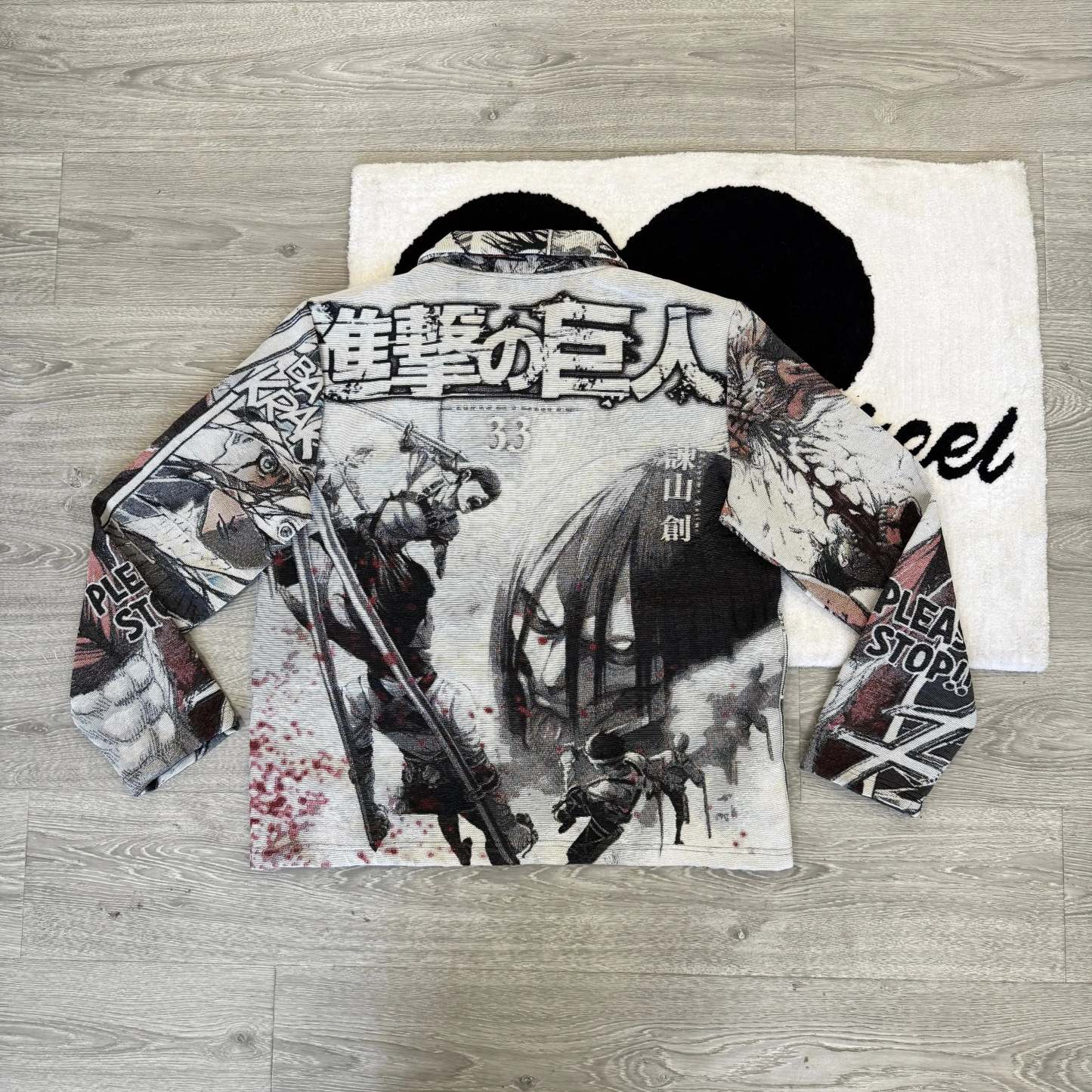 Dedicate Your Heart, No Regrets – Attack on Titan Themed Woven Jacket