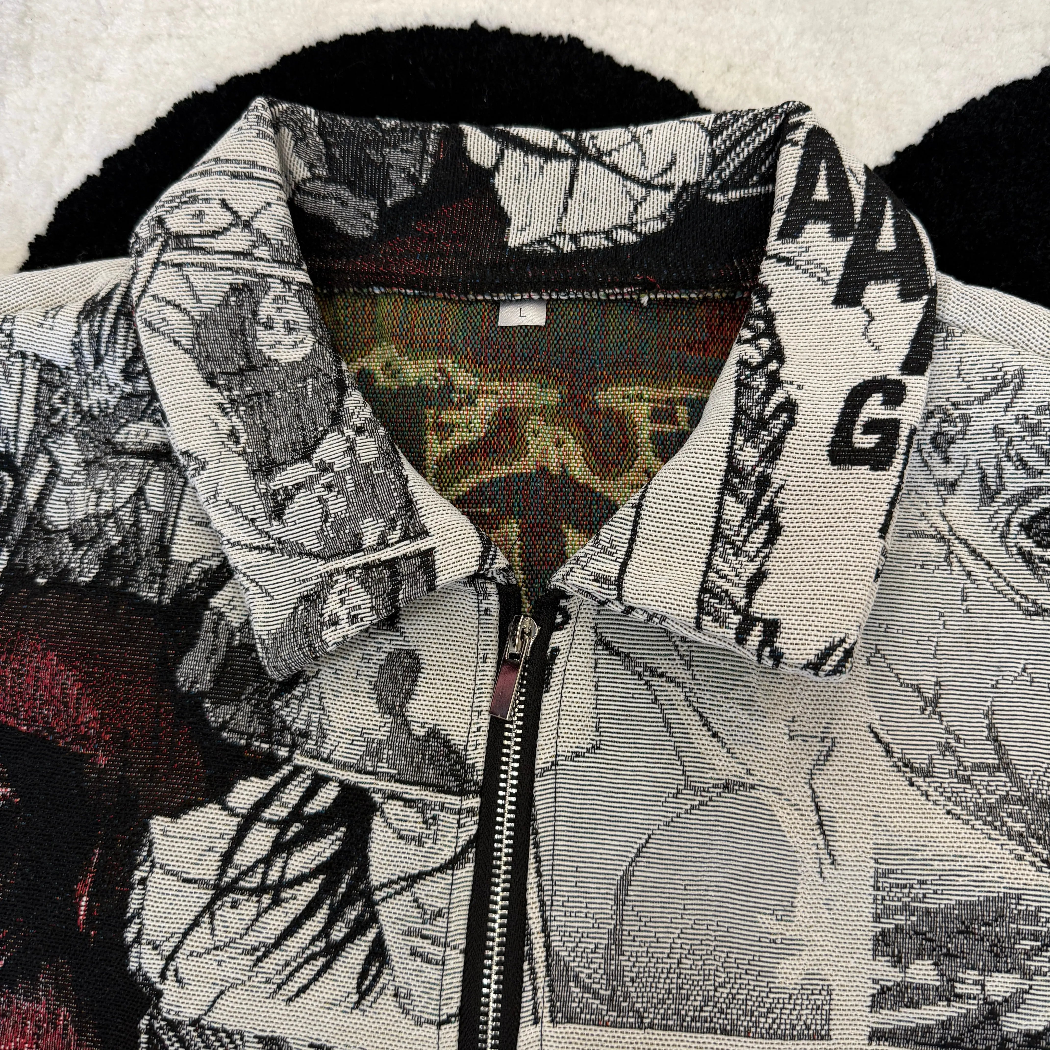 Dedicate Your Heart, No Regrets – Attack on Titan Themed Woven Jacket