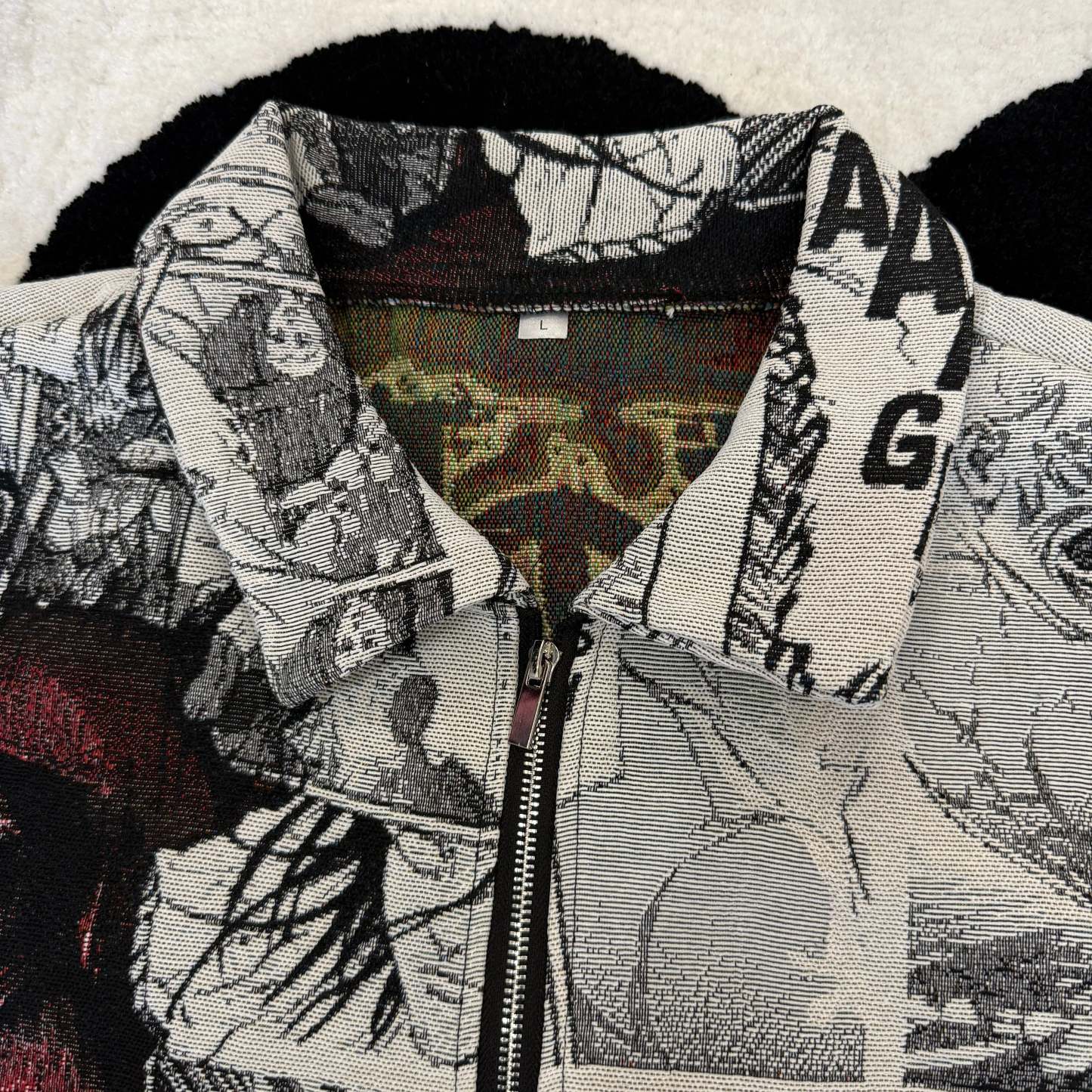 Dedicate Your Heart, No Regrets – Attack on Titan Themed Woven Jacket