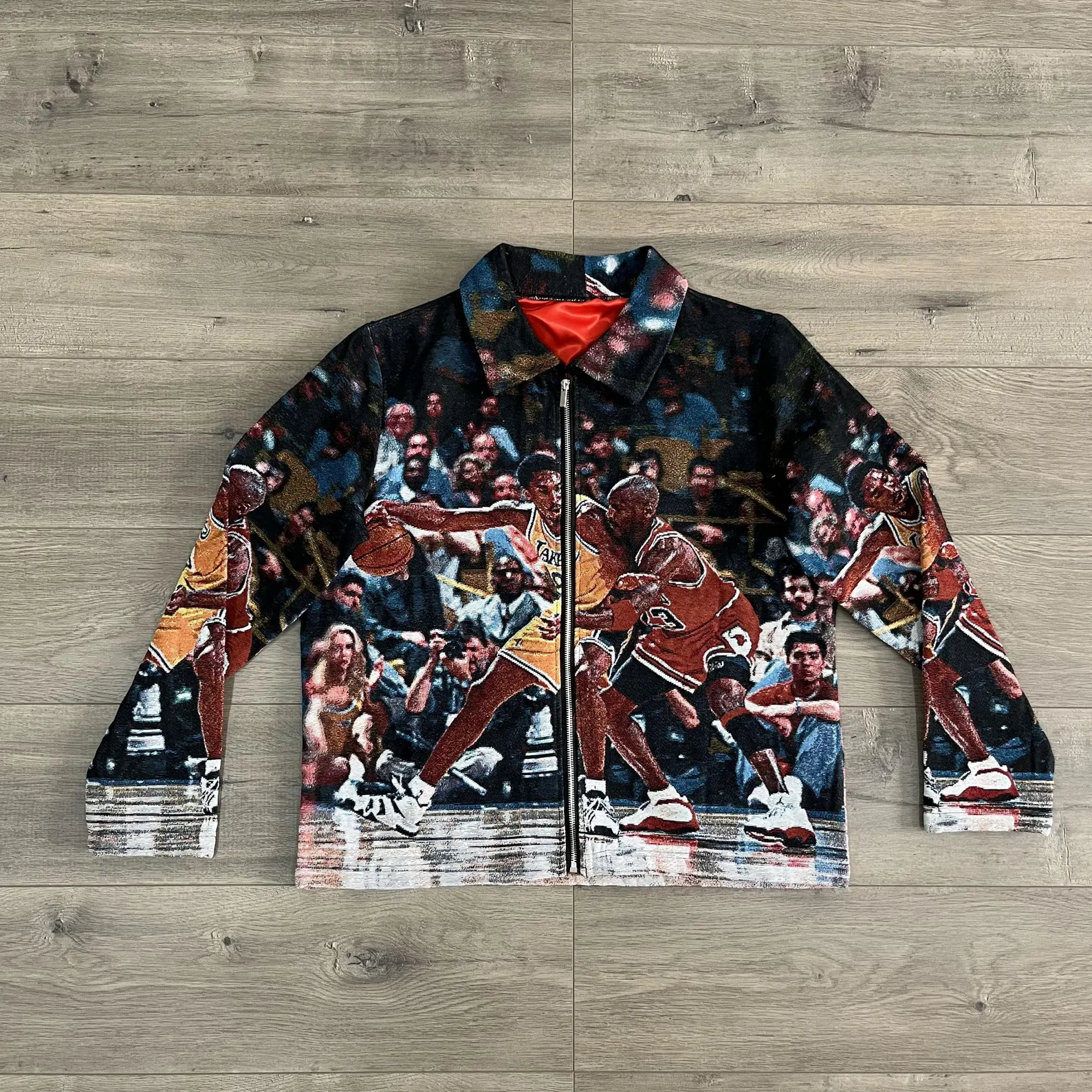 Basketball Legends, Eternal Classic – Kobe & Jordan Themed Woven Hoodie/Jacket