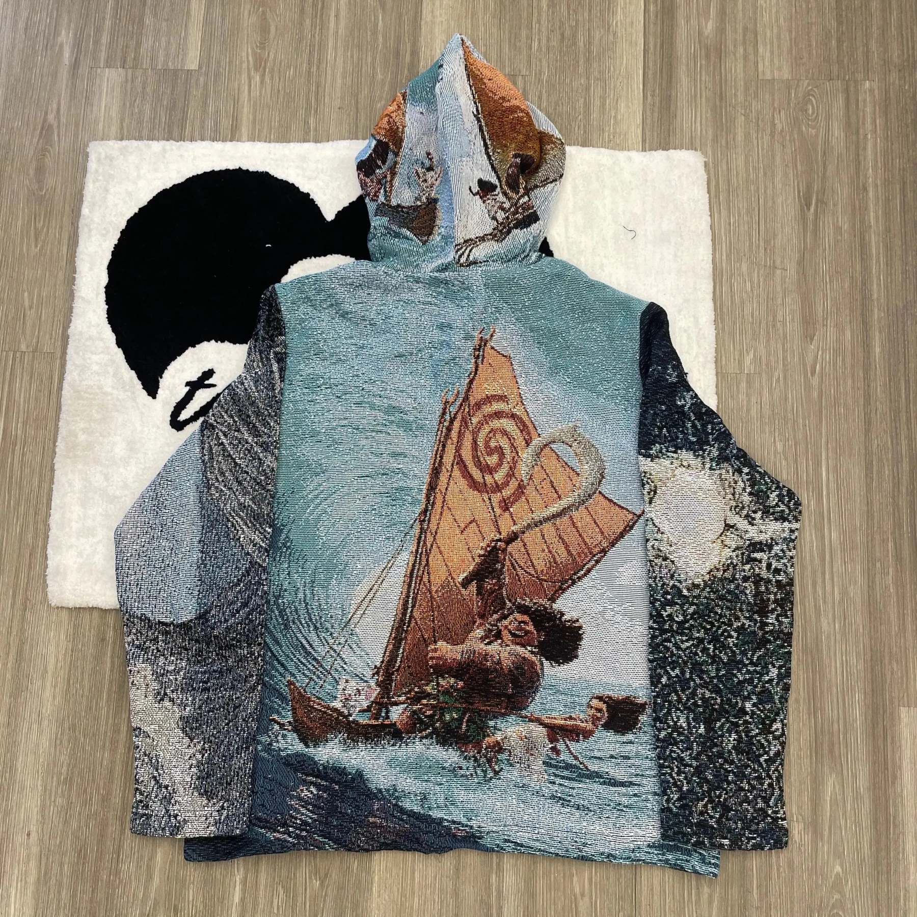 Voyager Spirit, Trendy Interpretation – Moana Themed Woven Hoodie