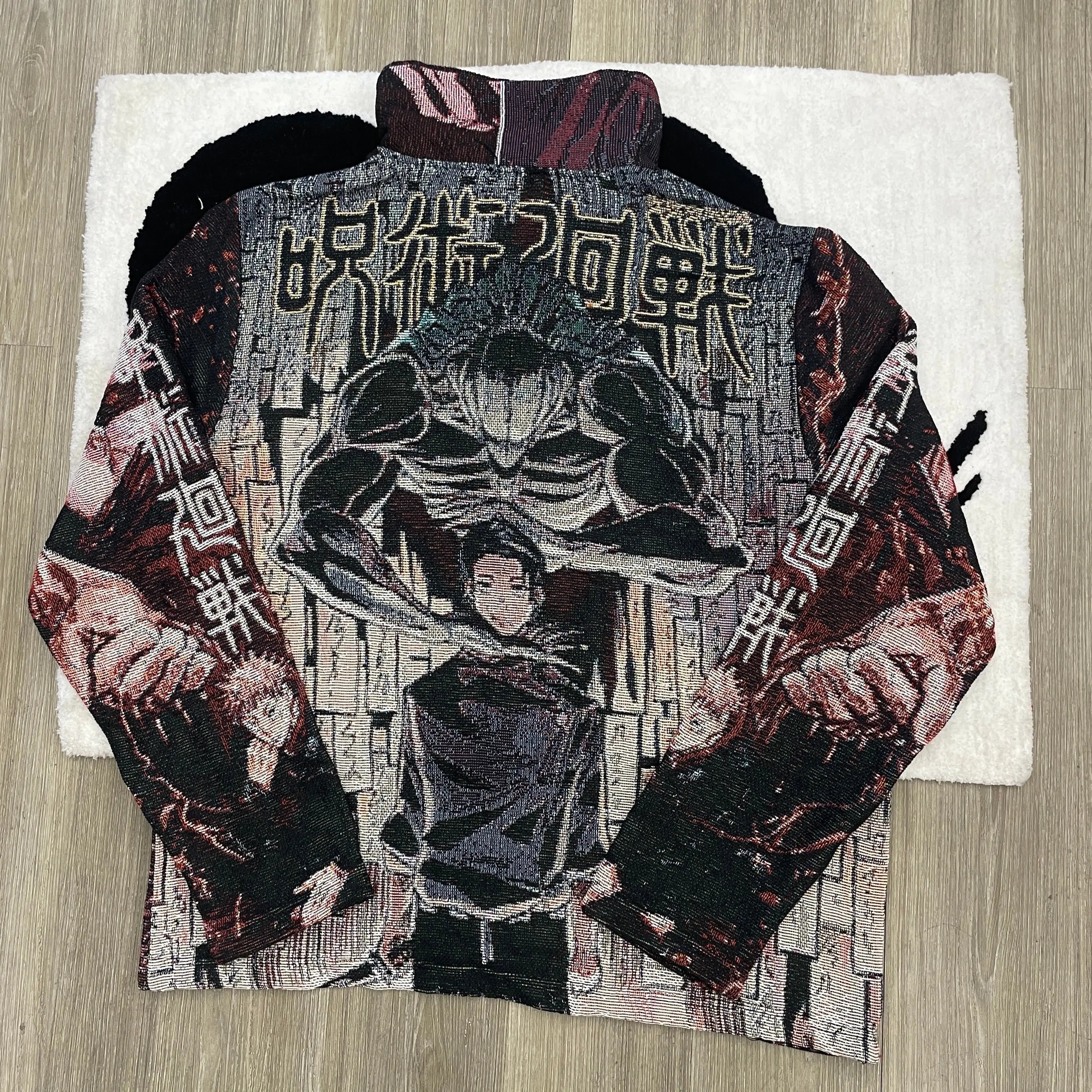 Sorcery Domain, Fashion Realm – Jujutsu Kaisen Themed Woven Jacket