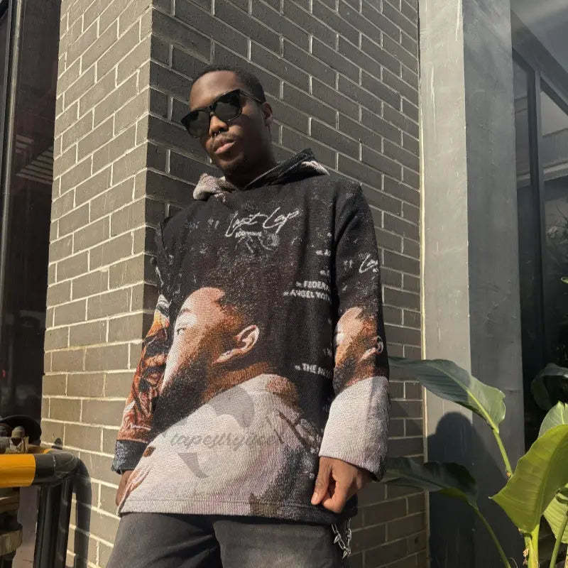 Lyrical Soul, Final Sprint – Rod Wave "Last Lap" Themed Woven Hoodie