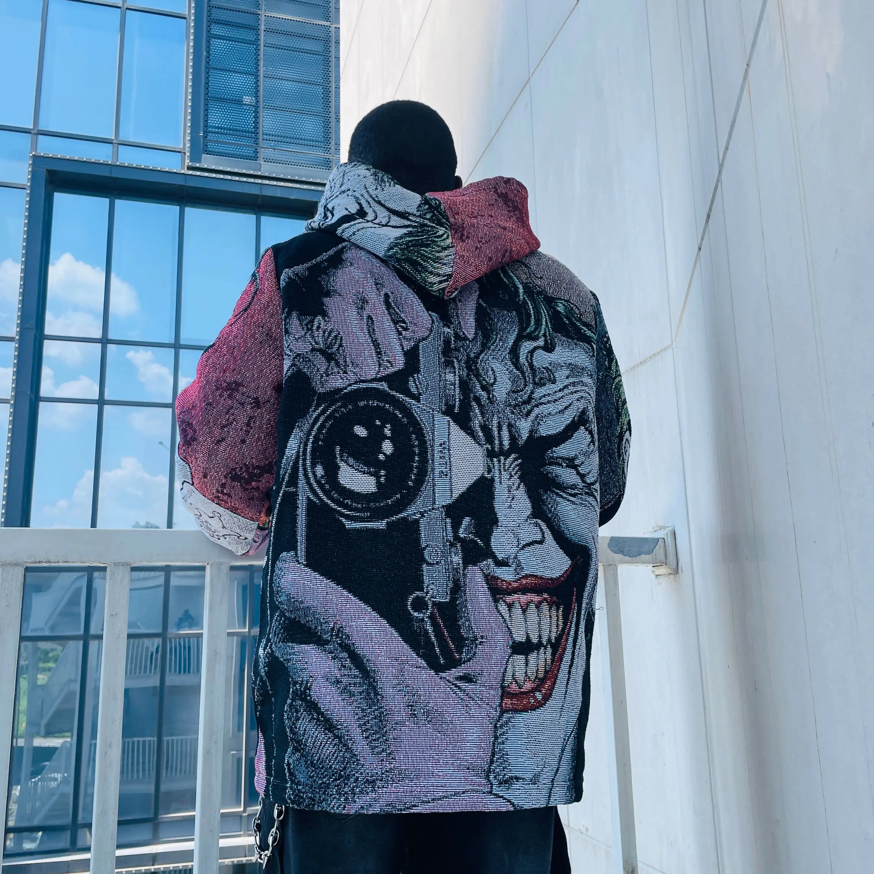 Chaos Aesthetics, Ultimate Expression – Joker Themed Woven Hoodie